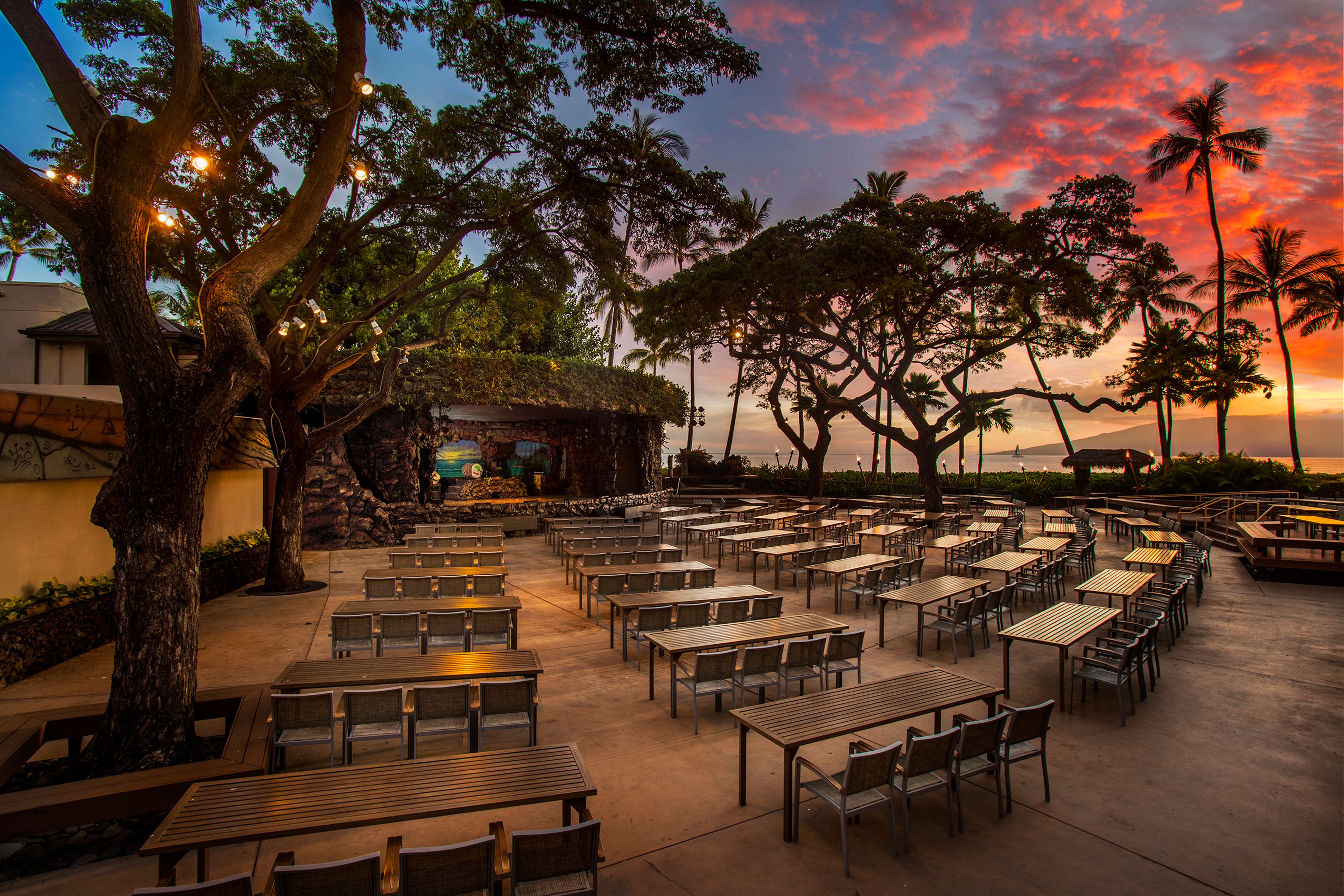 Drums of the Pacific Lu'au, an event space at Hyatt Regency Maui Resort and Spa