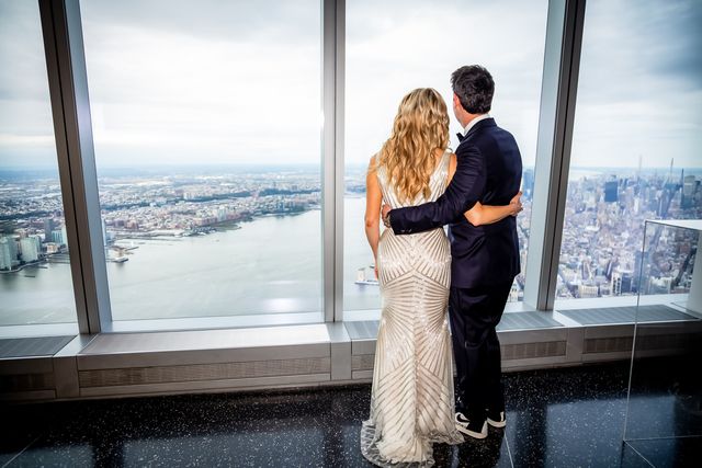 Featured photo from Modern Micro Wedding at ASPIRE at One World Observatory in New York, New York