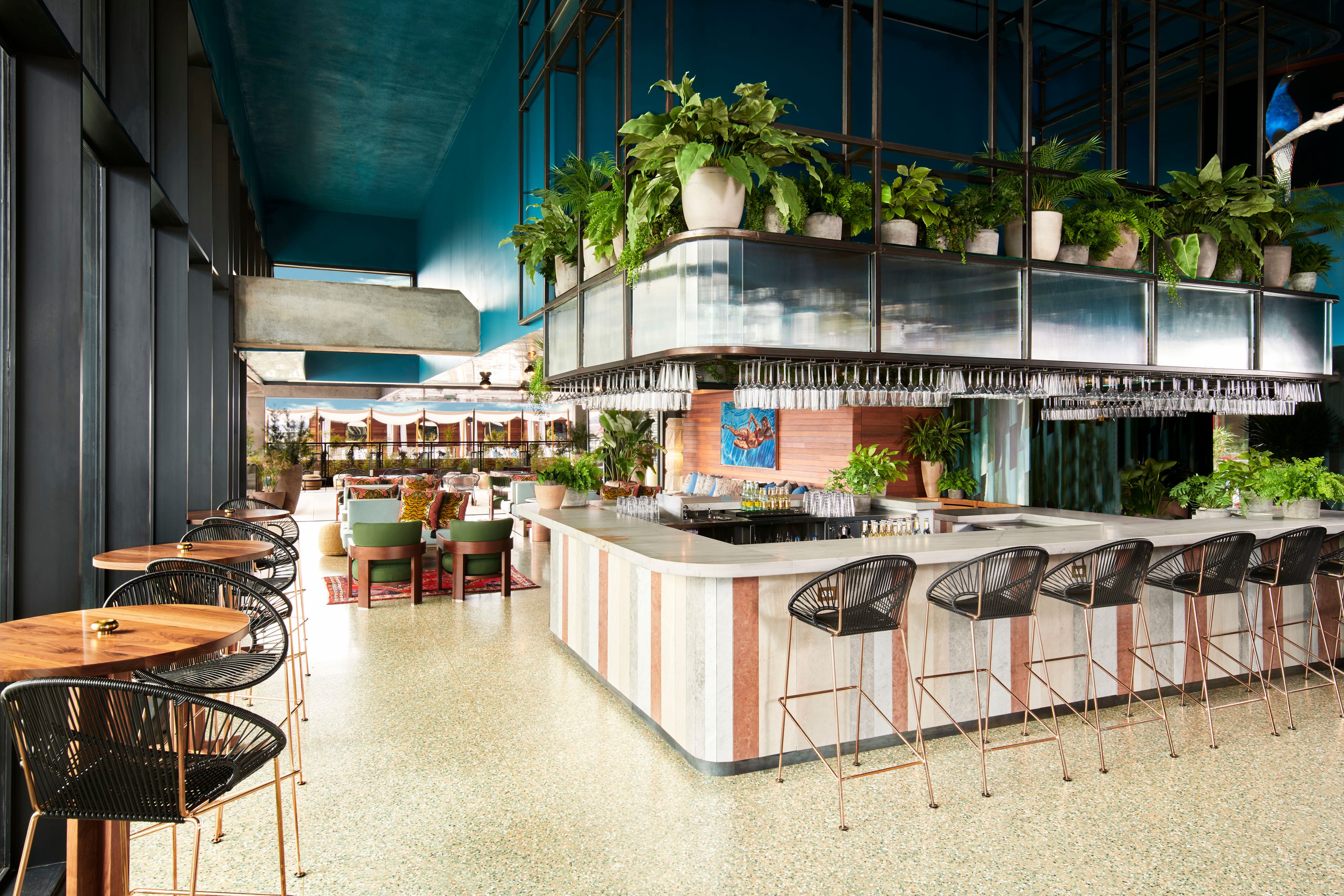Pool Club Bar, an event space at Virgin Hotels Dallas
