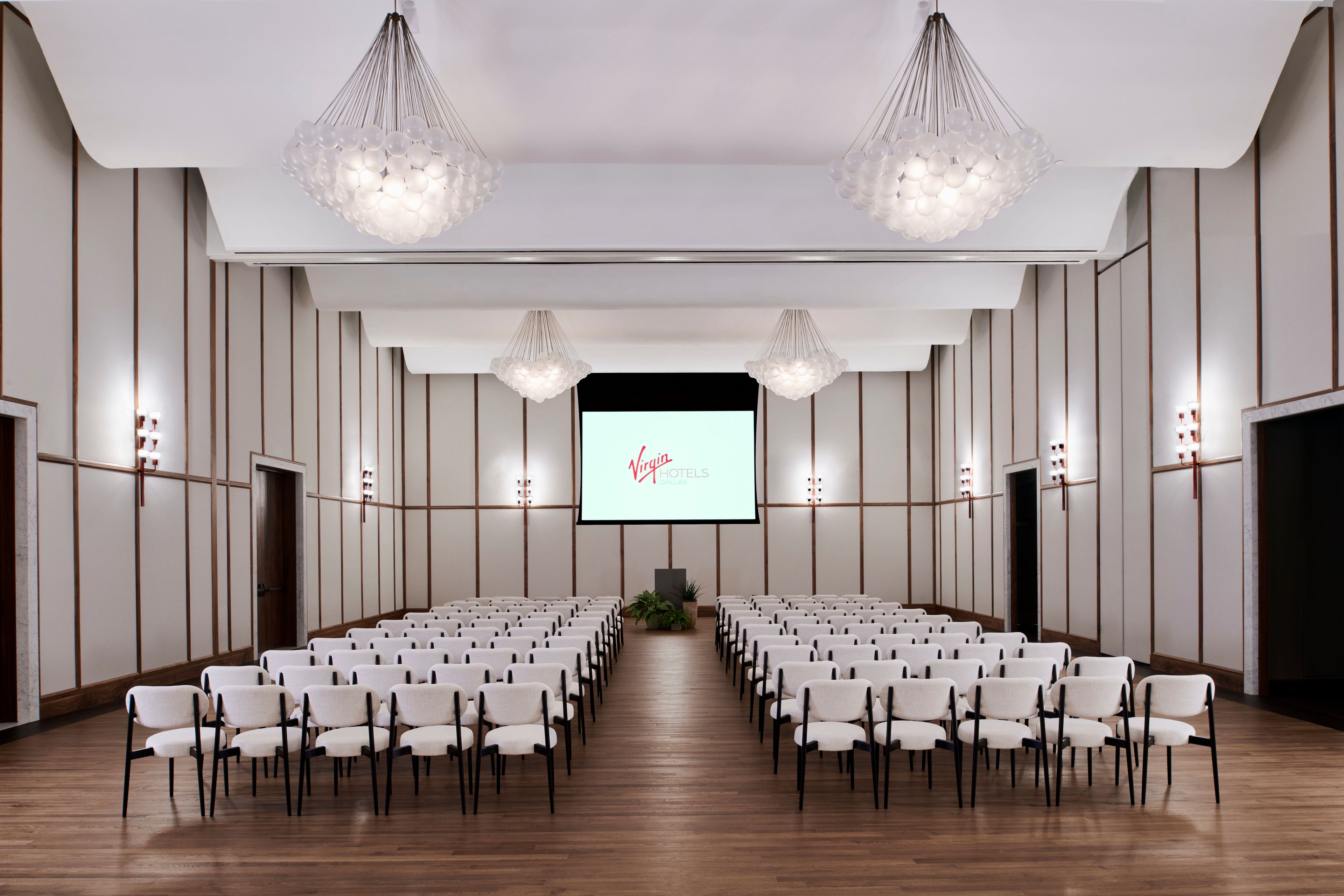 Giant Ballroom, an event space at Virgin Hotels Dallas