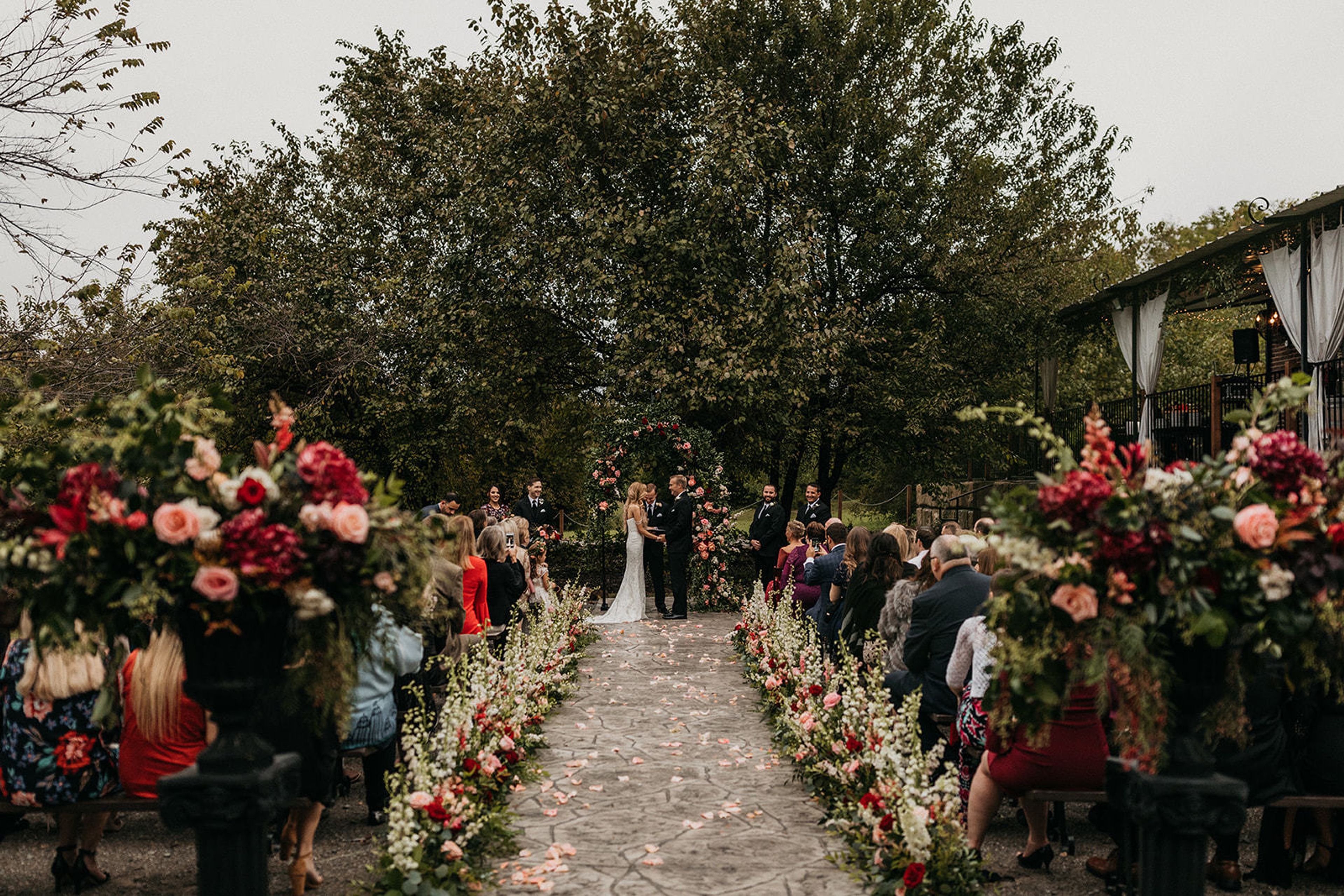 Outdoor Ceremony Space, an event space at La Cour Venue