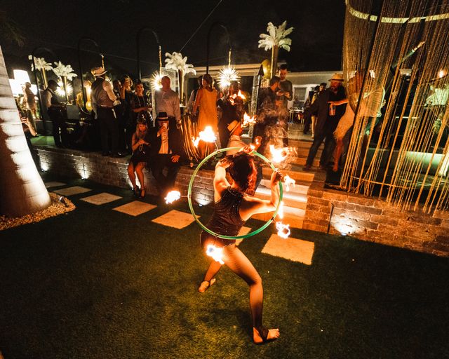 Featured photo from Gatsby Inspired Speakeasy Holiday Party