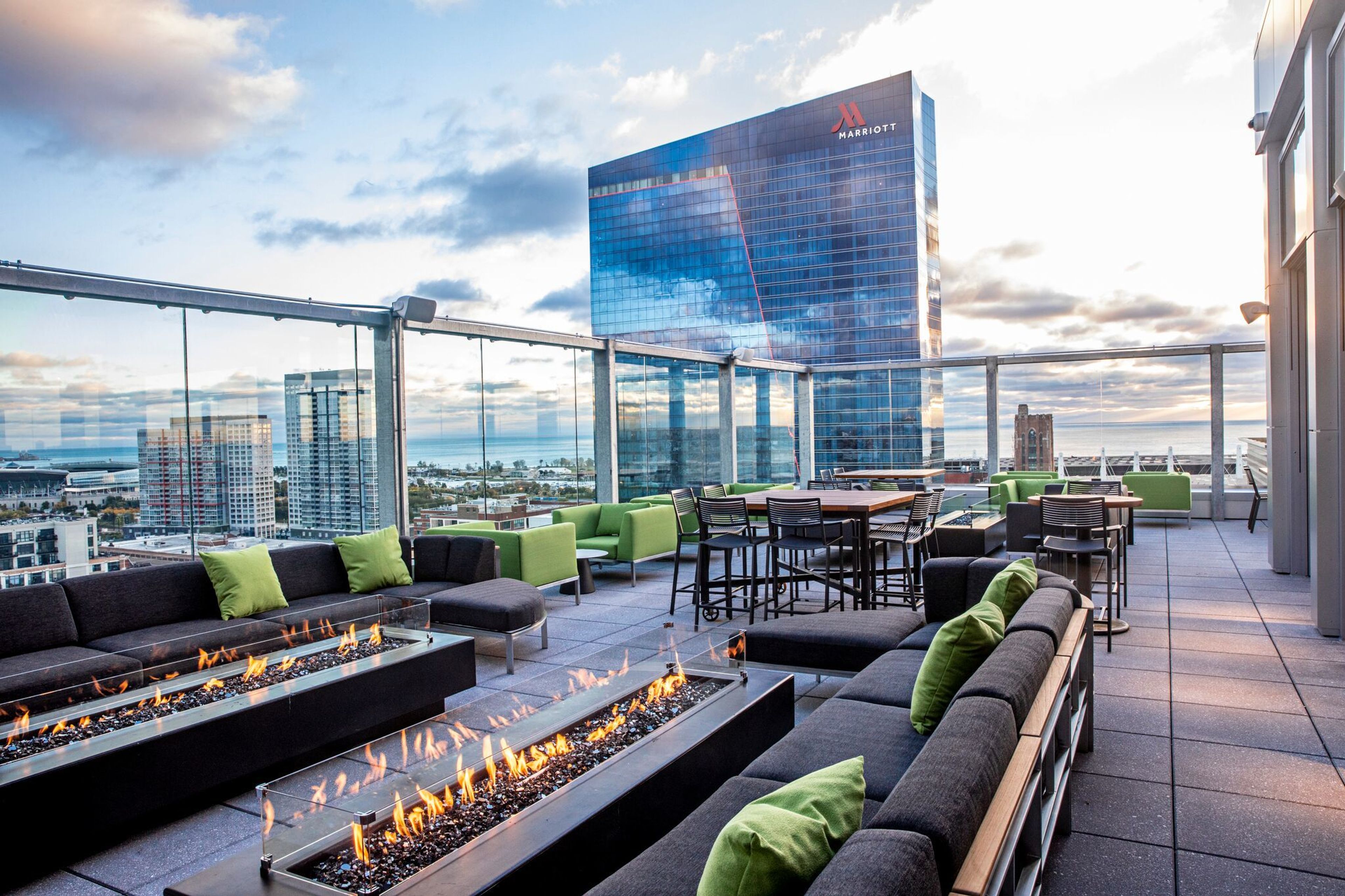 East Terrace, an event space at VU Rooftop Bar