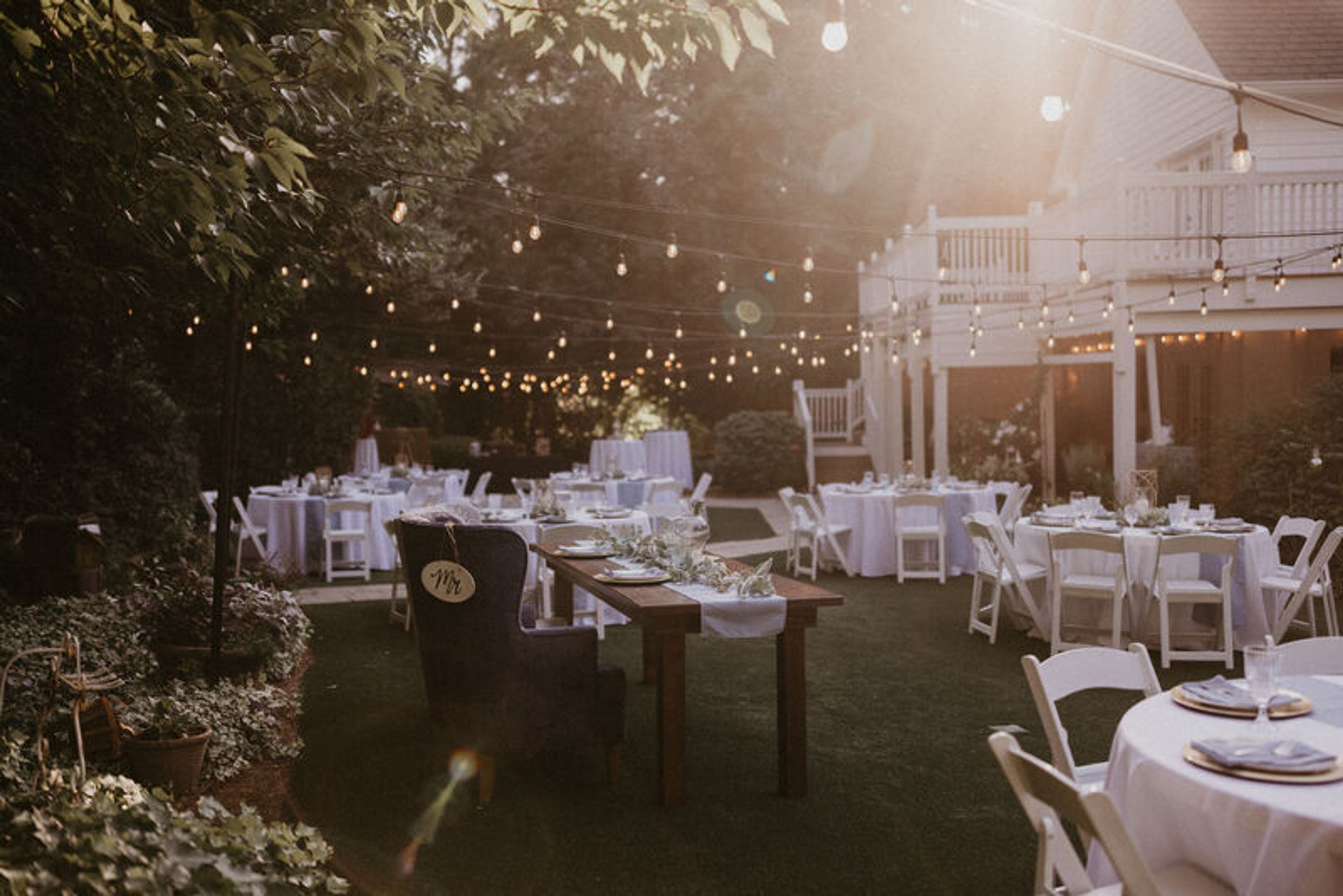 Outdoor Space, an event space at Four Oaks Manor