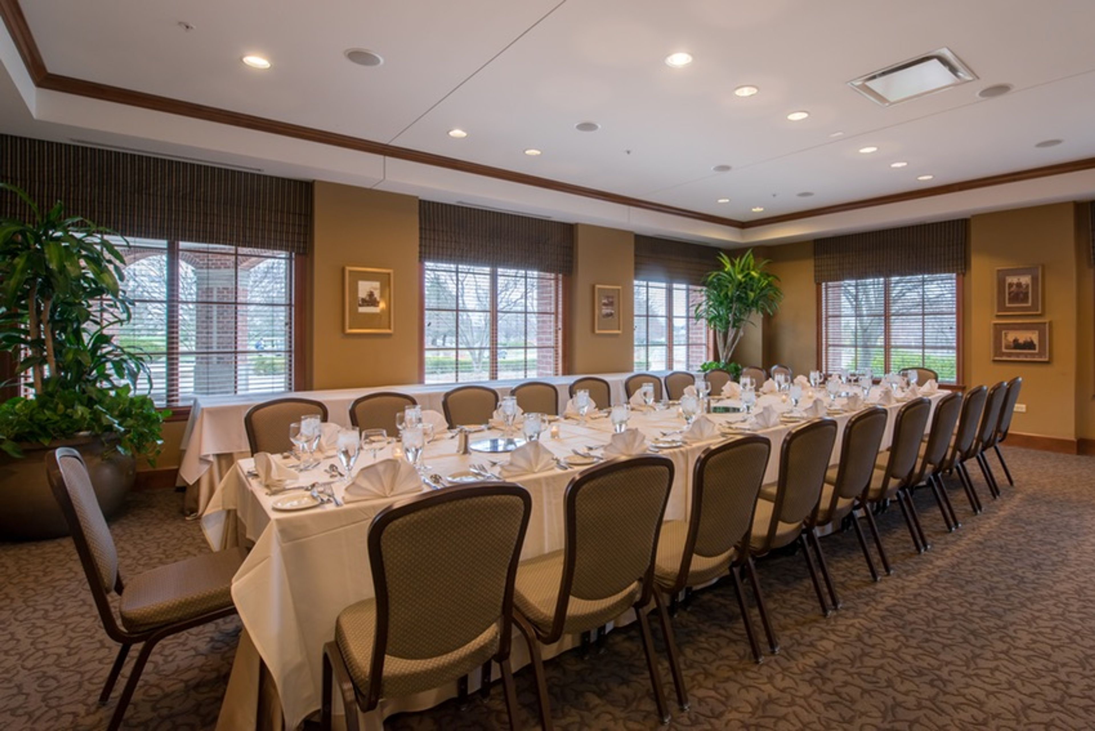 Pickwick Room, an event space at The Glen Club