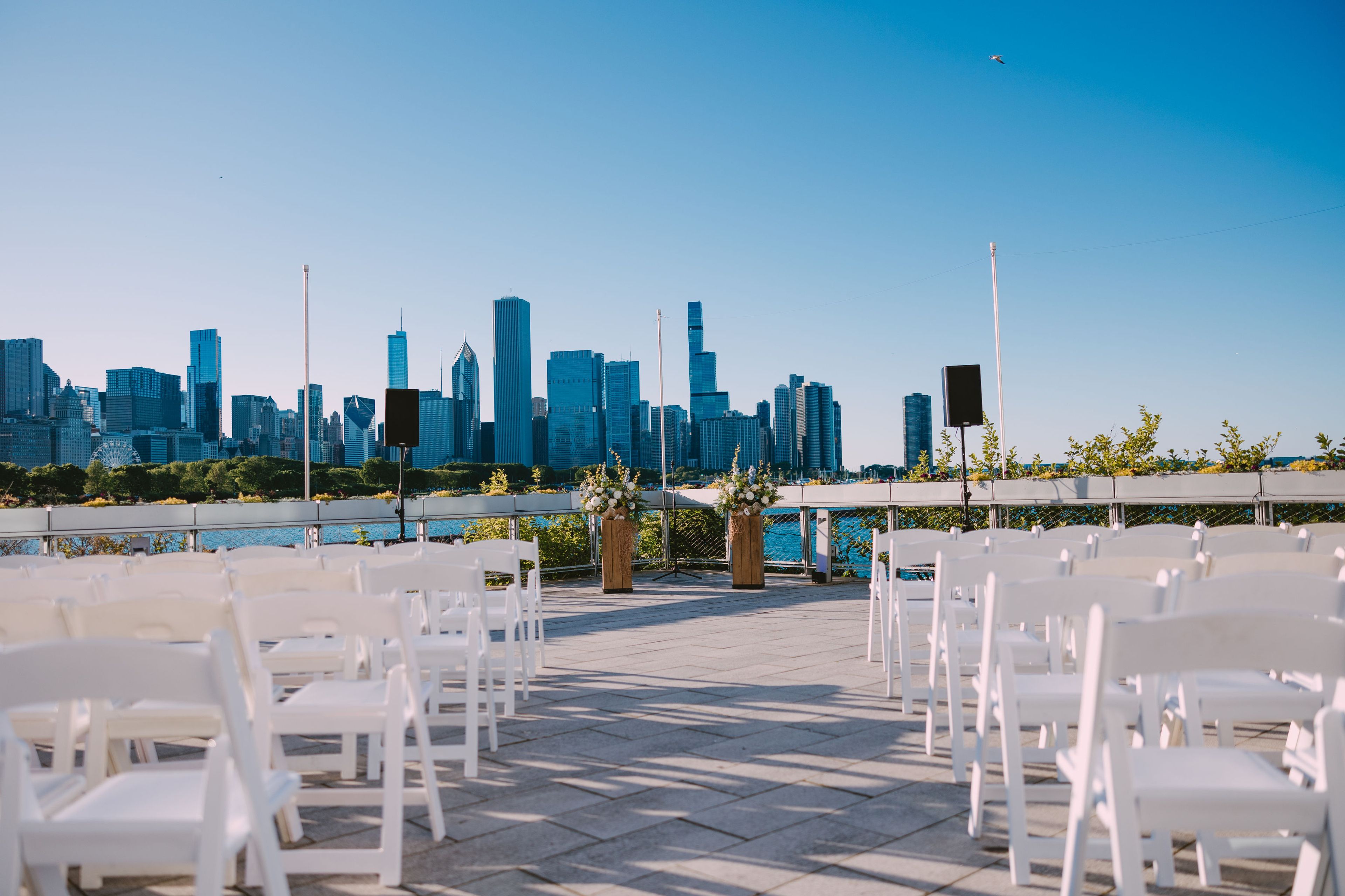 Lakefront Terrace, an event space at Shedd Aquarium