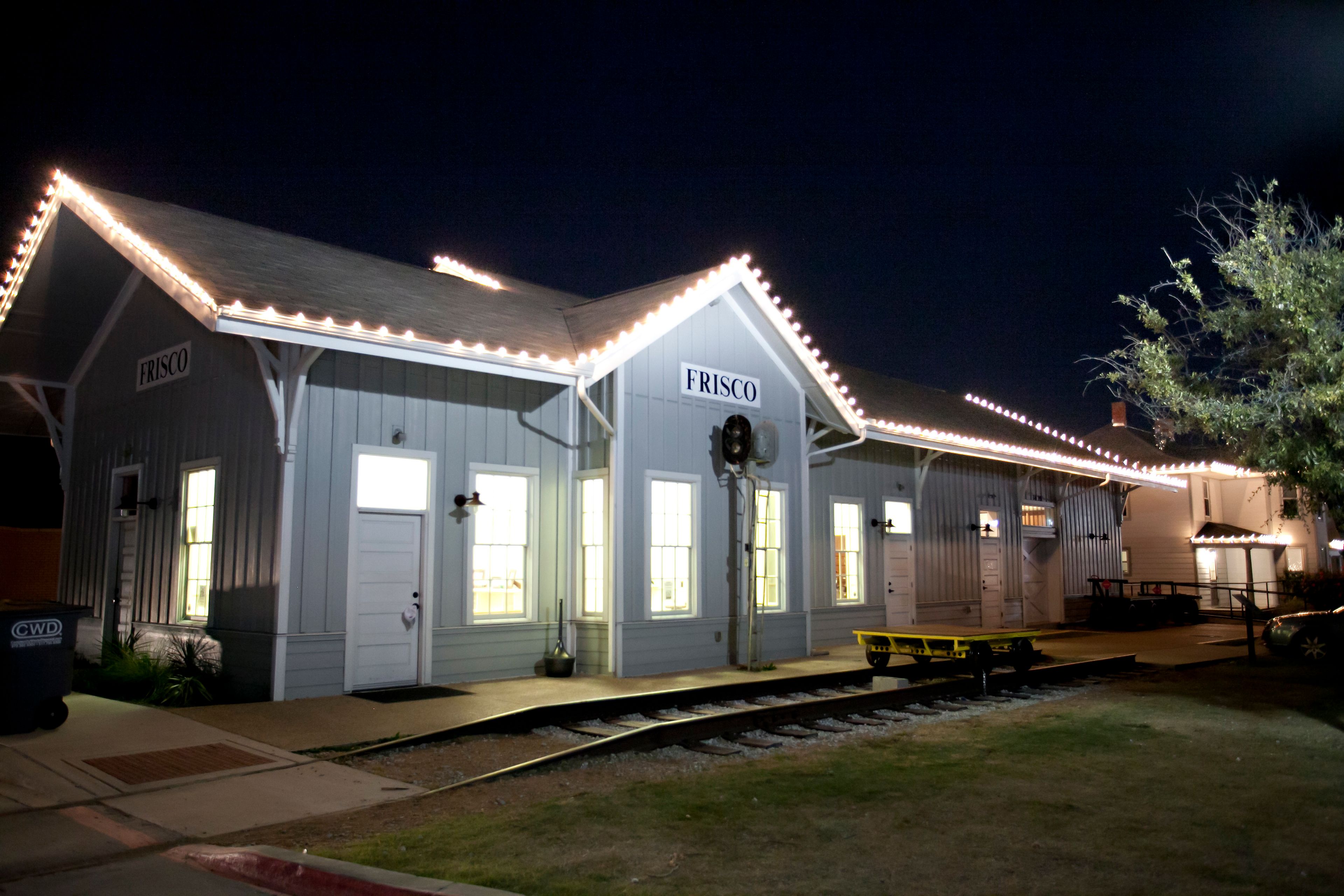 Frisco Depot, an event space at Frisco Heritage Center