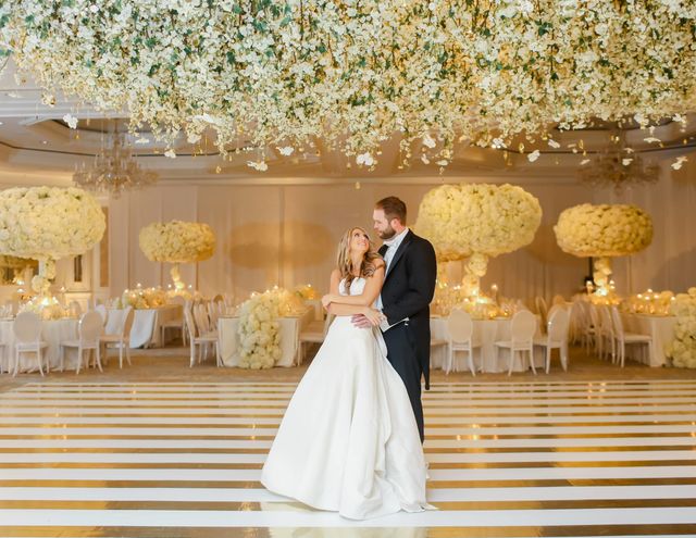 Featured photo from White and Gold Wedding at Eau Palm Beach in Palm Beach, Florida