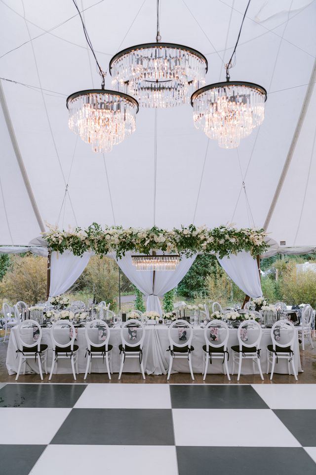Featured photo from Modern Black & White Tented Affair