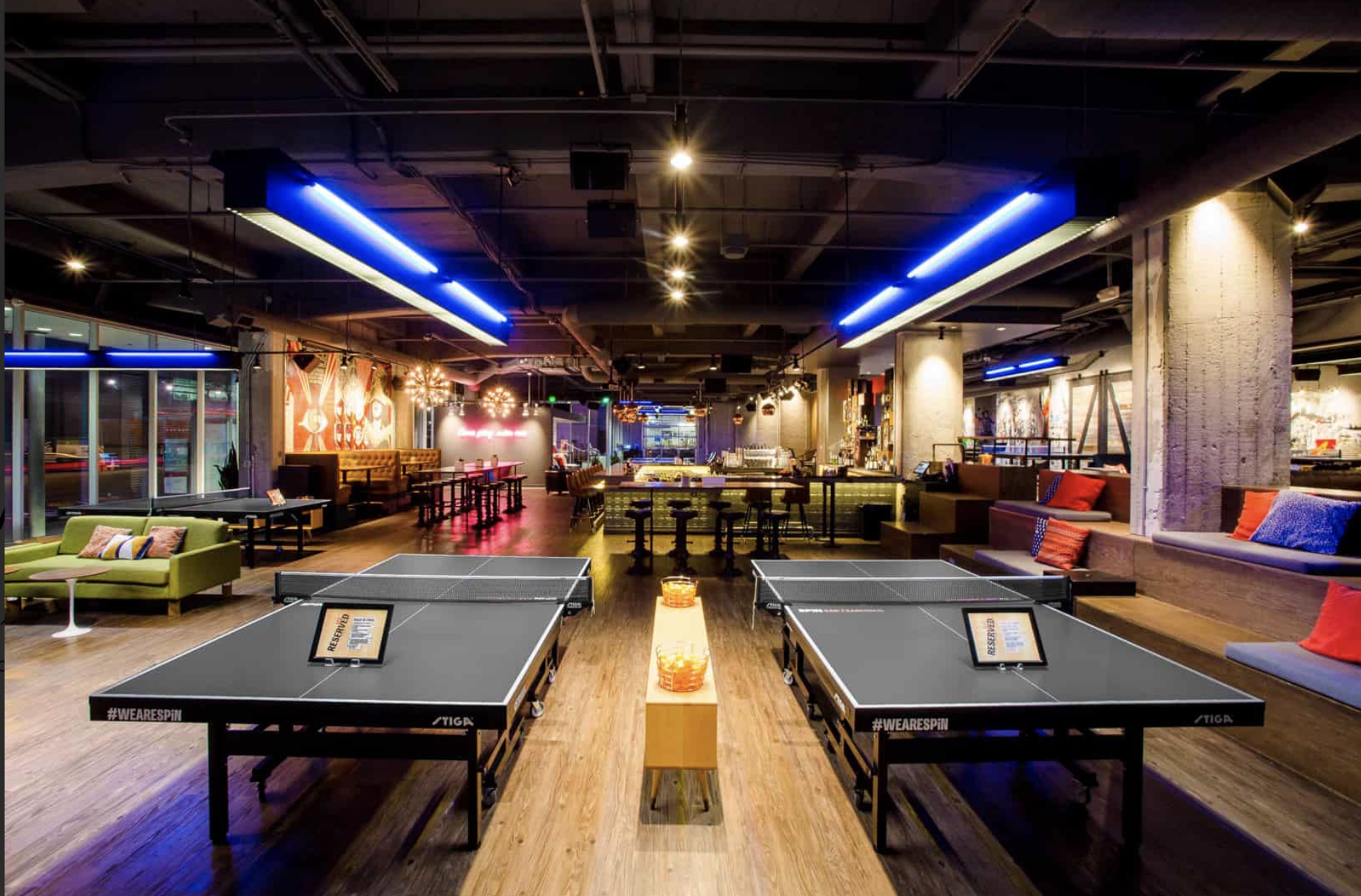 Main Event Space, an event space at SPiN, San Francisco
