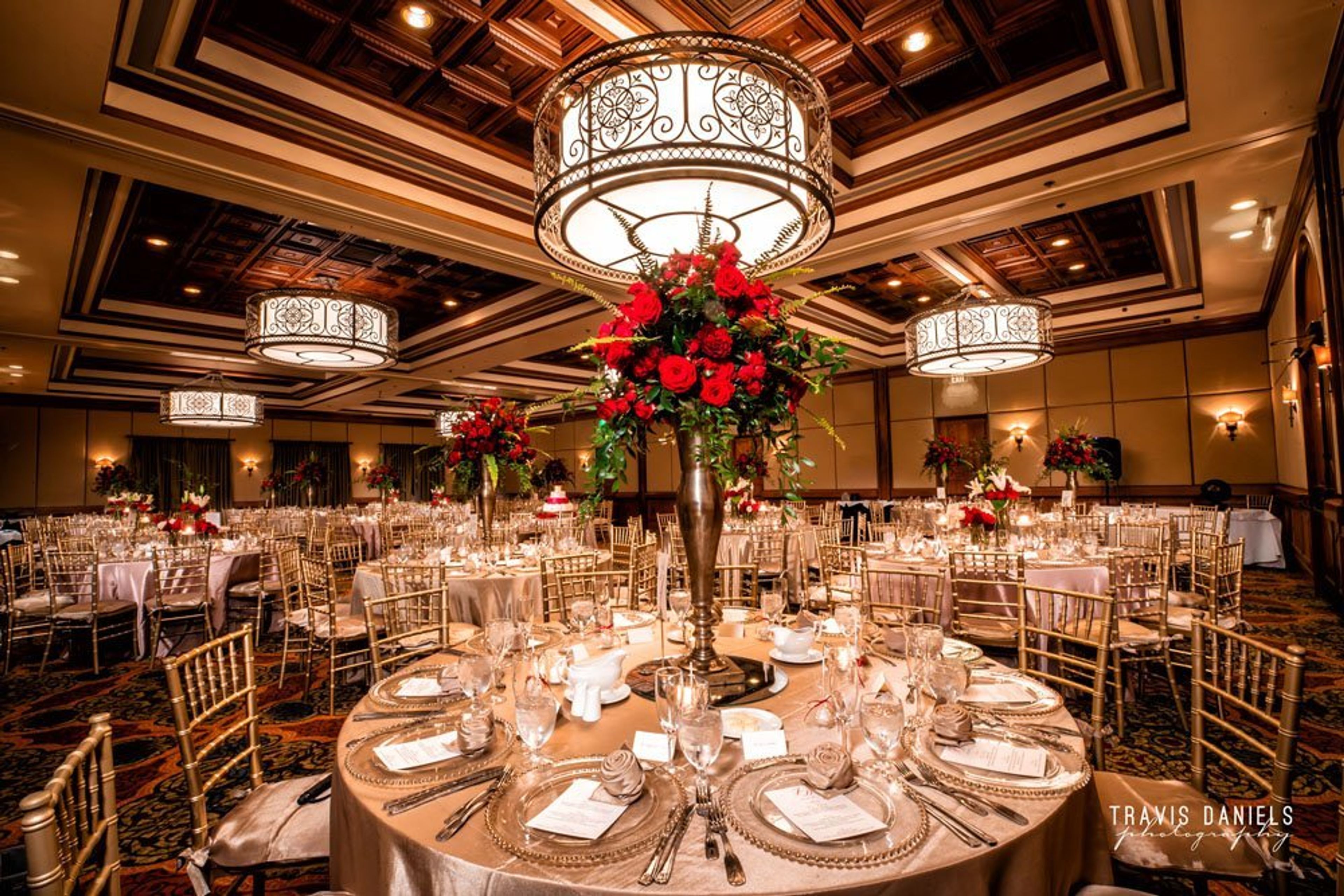 Lanier Ballroom, an event space at The King and Prince Beach & Golf Resort