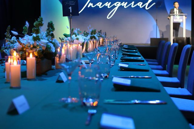 Featured photo from A Los Angeles Awards Show Featuring Emerald Tablescapes and An Evening of Recognition and Impact
