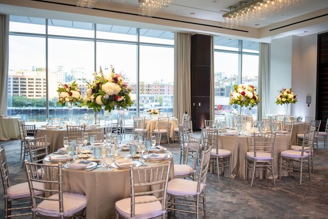 Featured photo from Dreamy Champagne Wedding in our Abigail Adams Ballroom