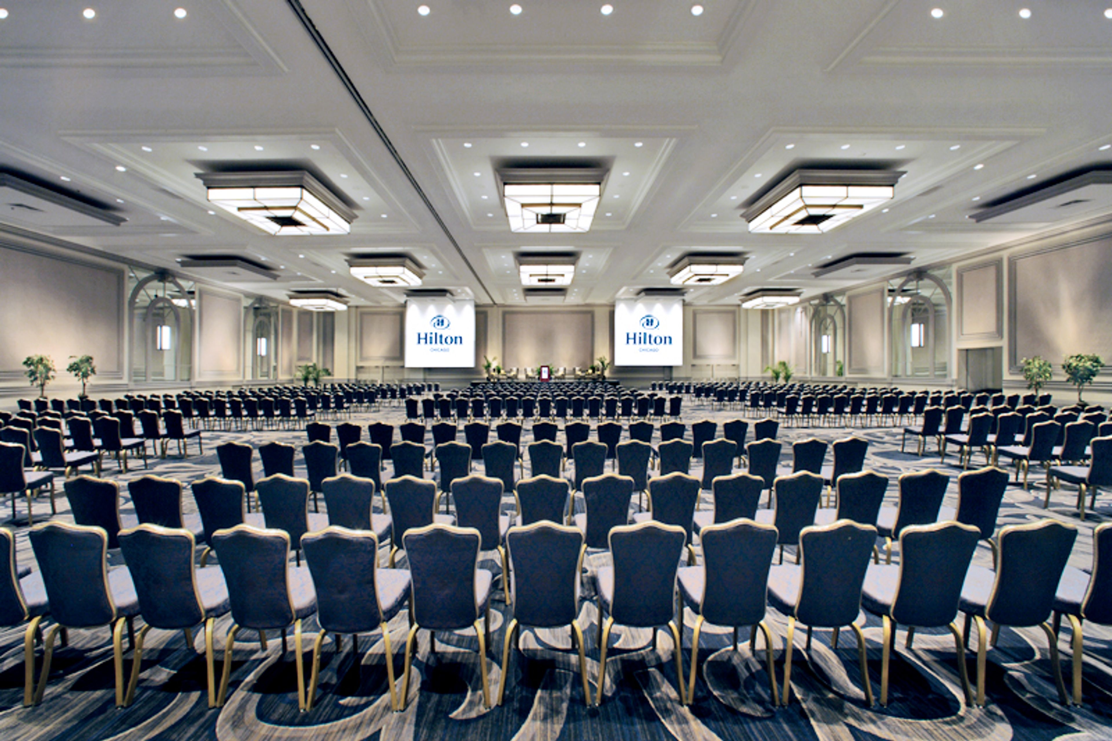 International Ballroom, an event space at Hilton Chicago