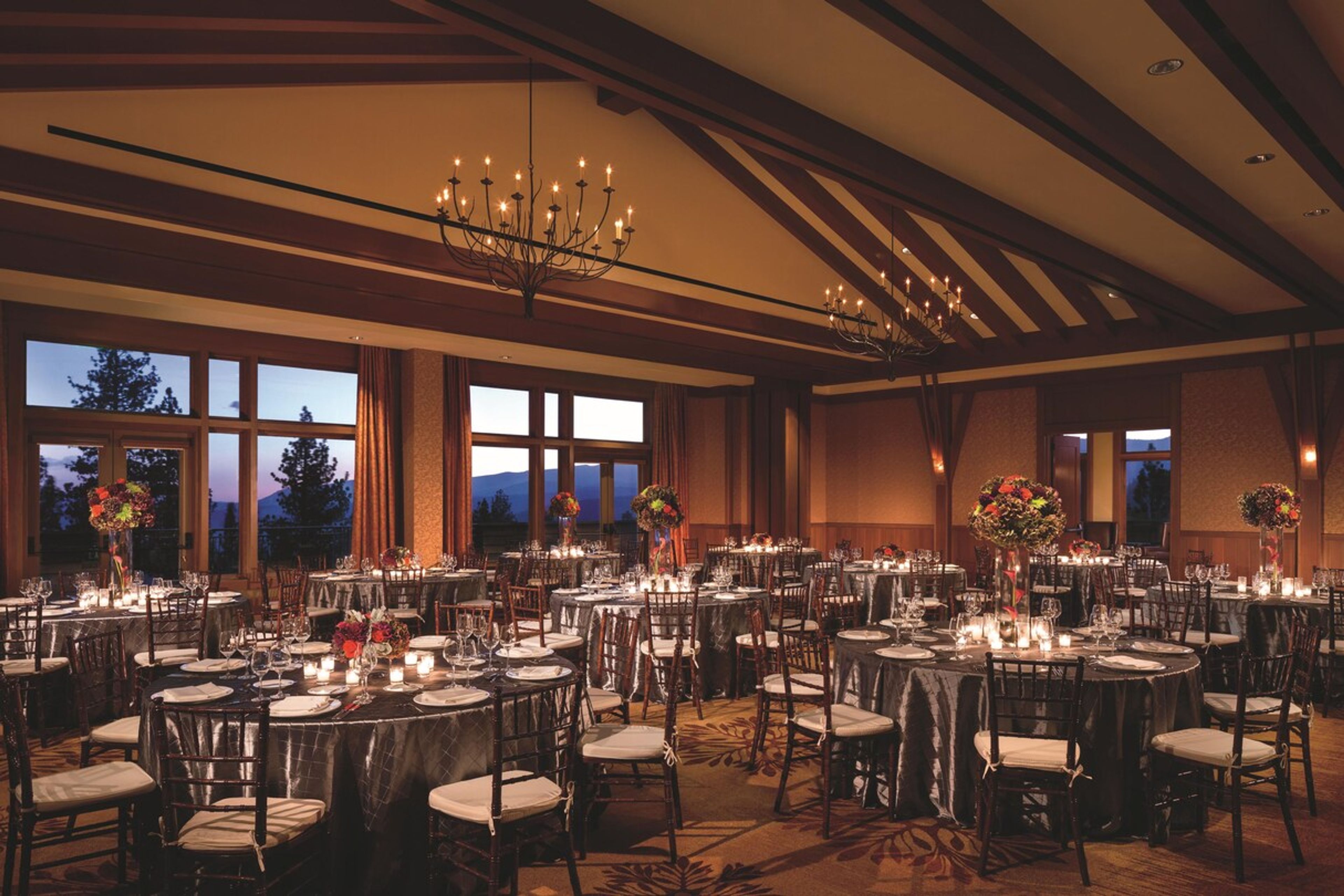 The Ritz-Carlton Ballroom, an event space at The Ritz-Carlton Lake Tahoe