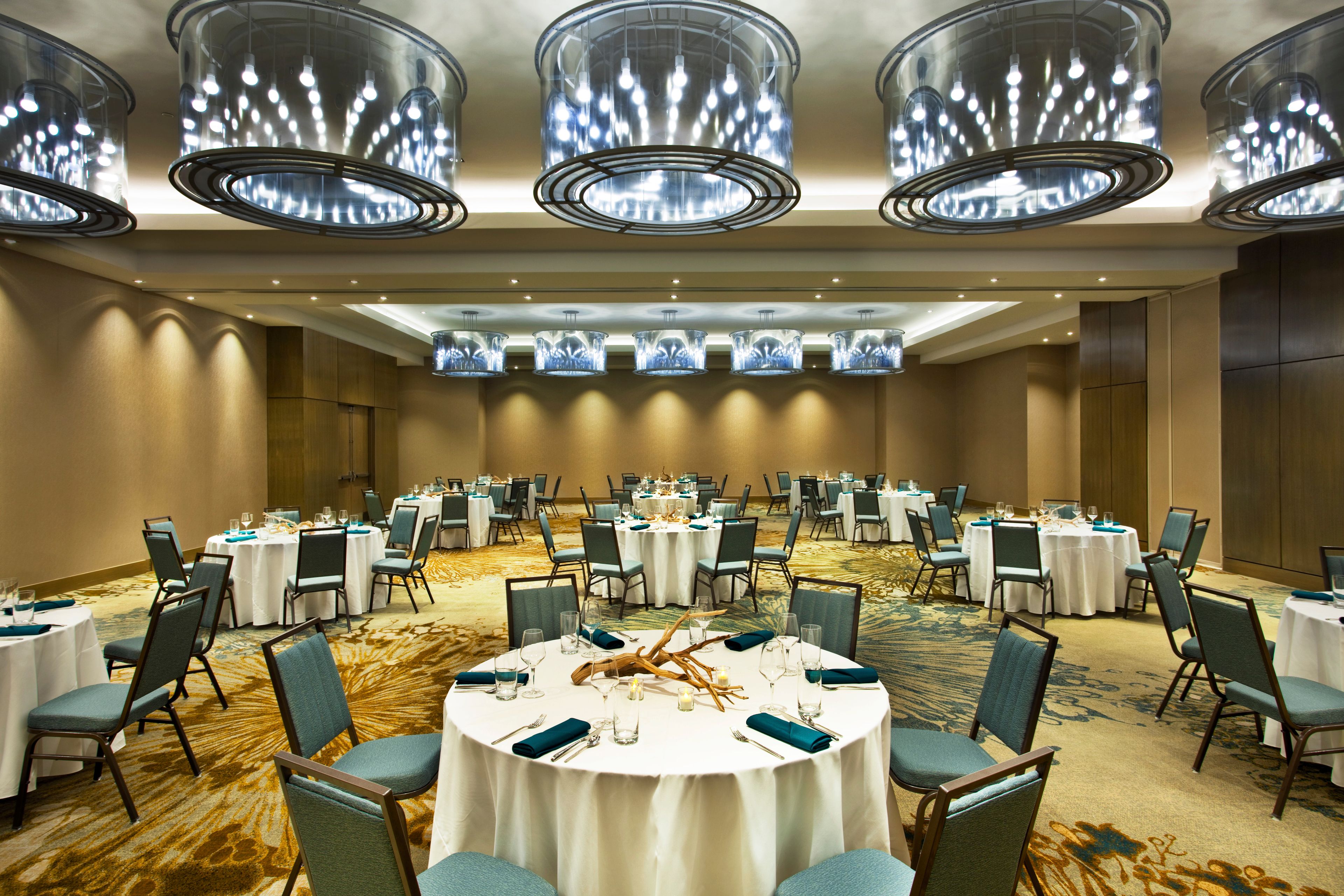 The Grand Ballroom, an event space at The Westin Jekyll Island