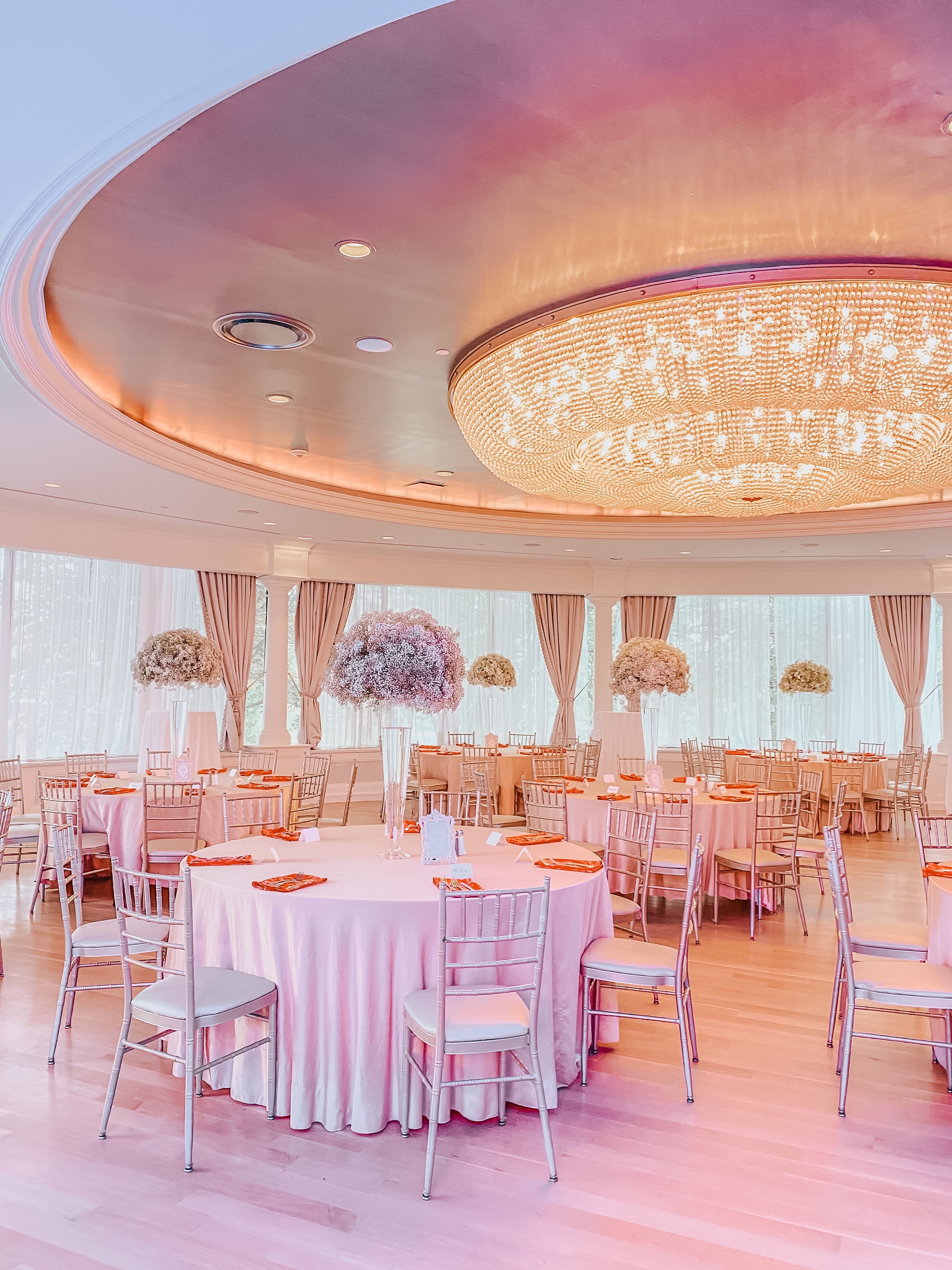The Ballroom, an event space at The Mansion at Glen Cove