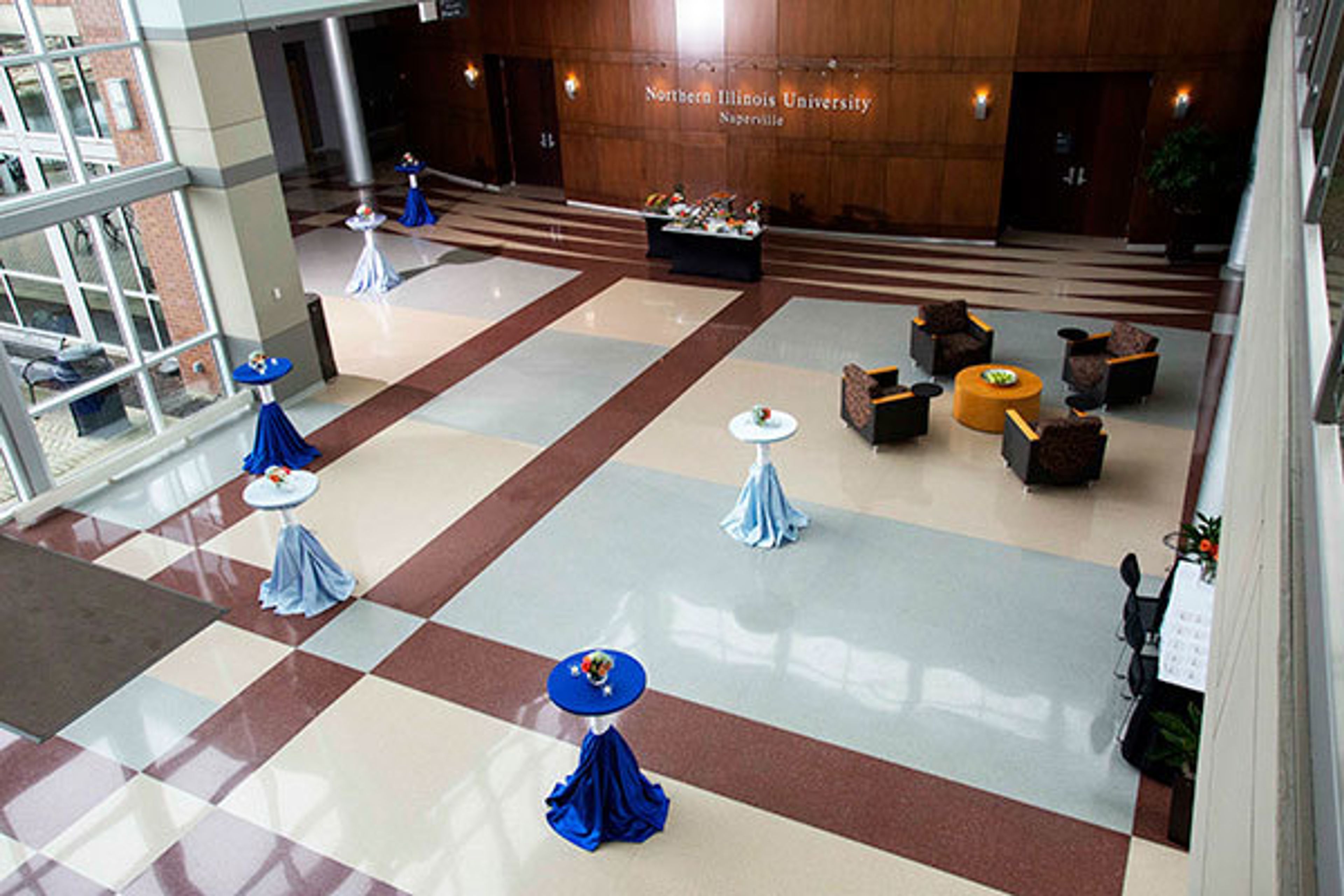 MIU Atrium, an event space at NIU Conference Center