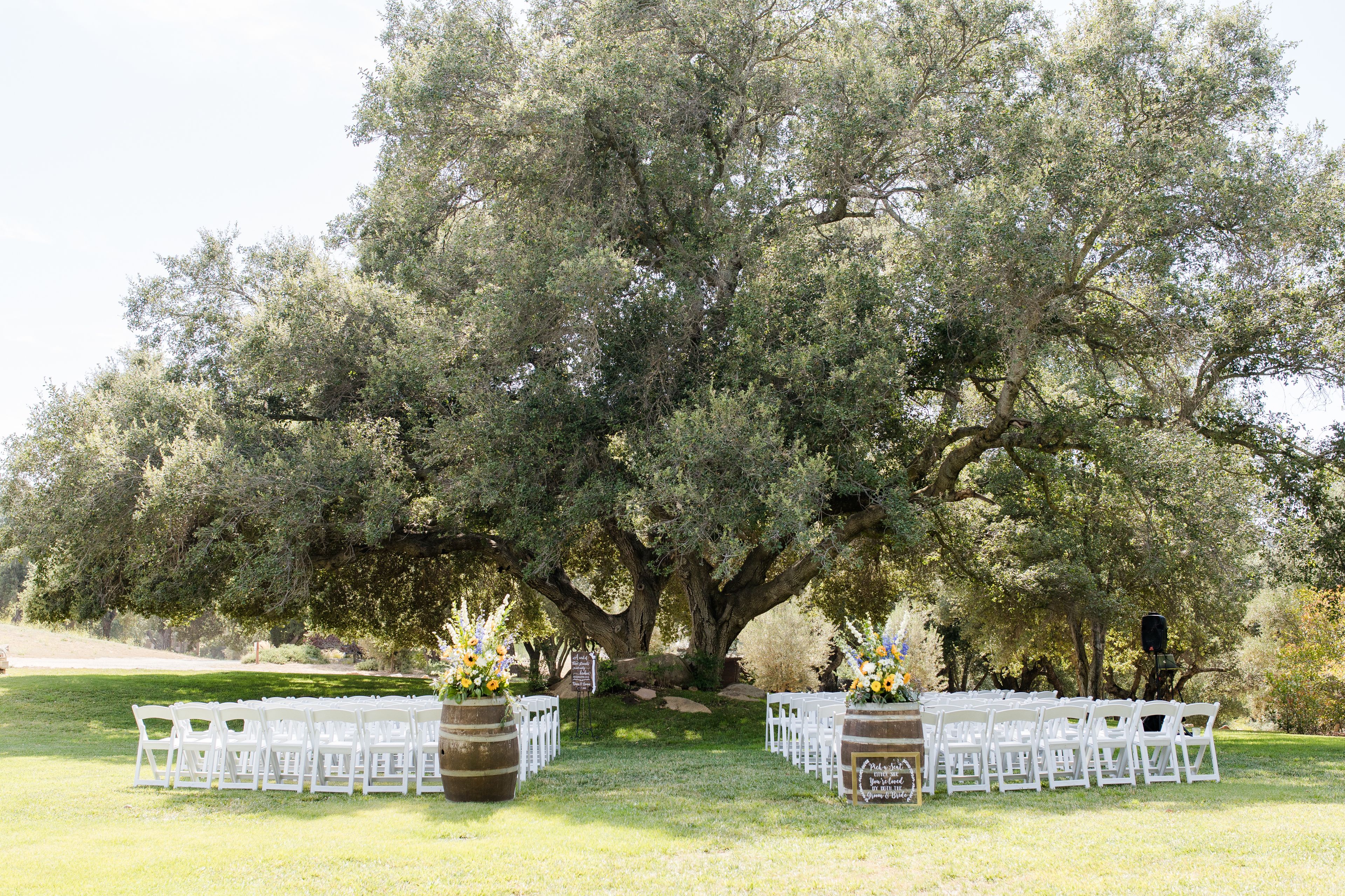 Outdoor Space, an event space at Milagro Winery