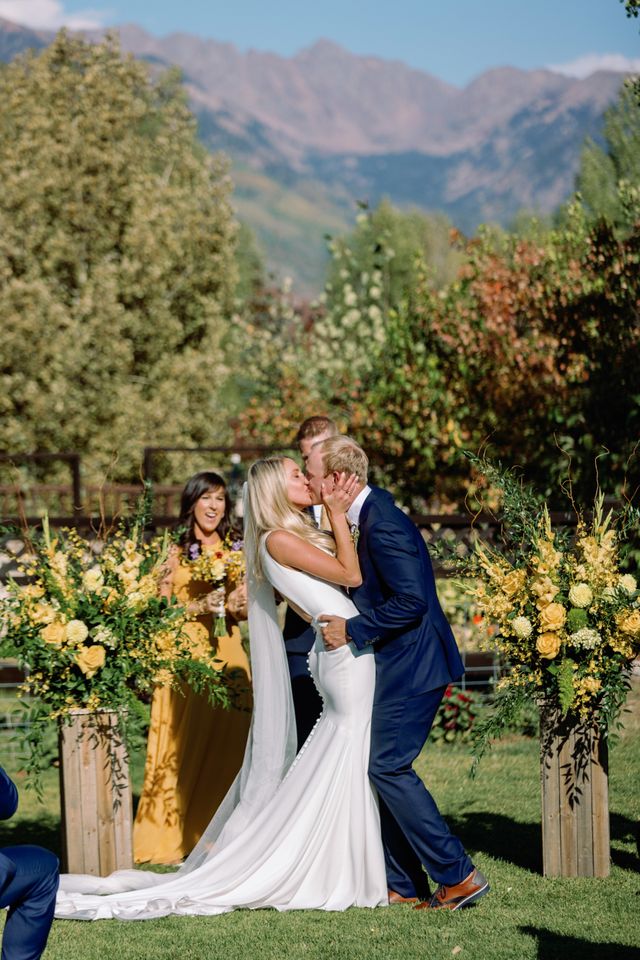 Featured photo from Fall Mountain Wedding at Larkspur in Vail, Colorado