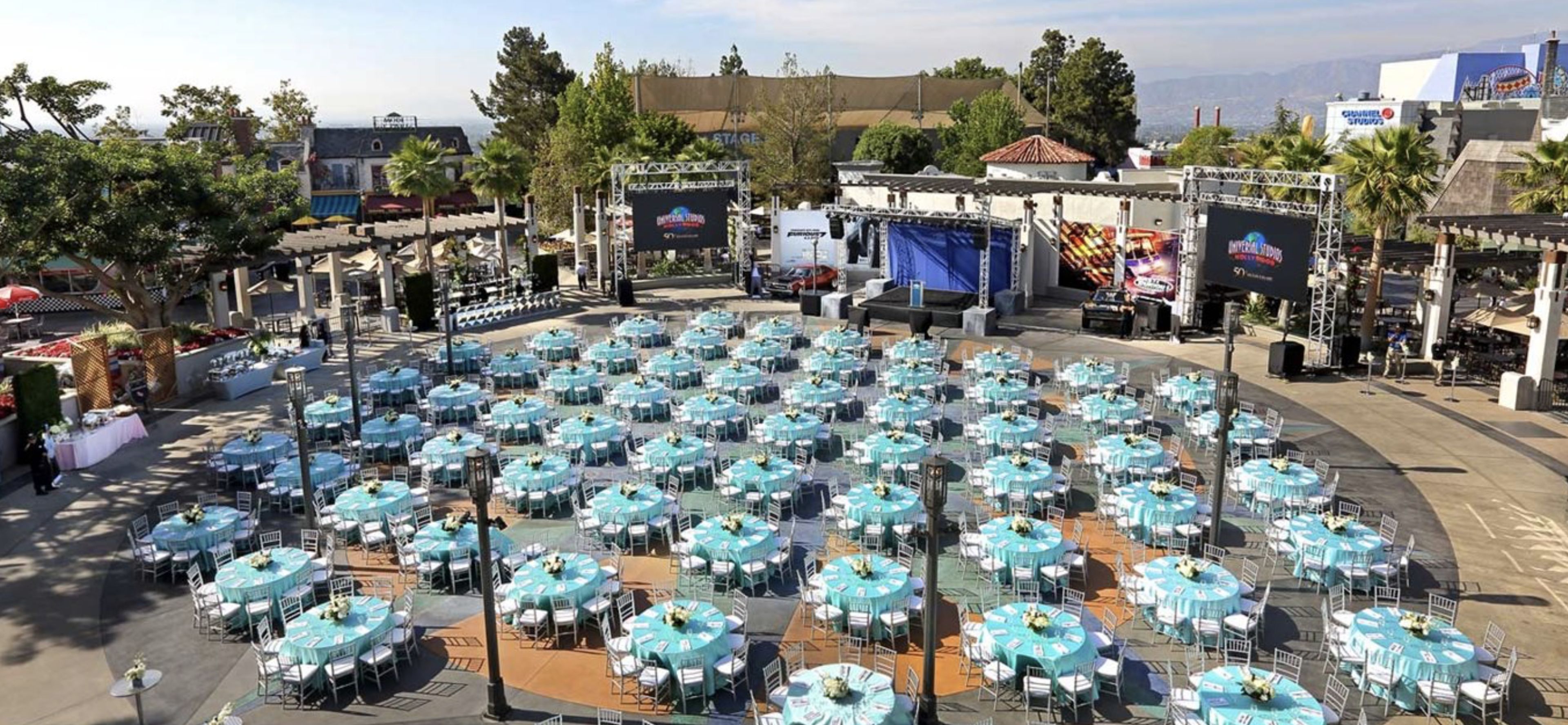 Universal Plaza, an event space at Universal Studios Hollywood