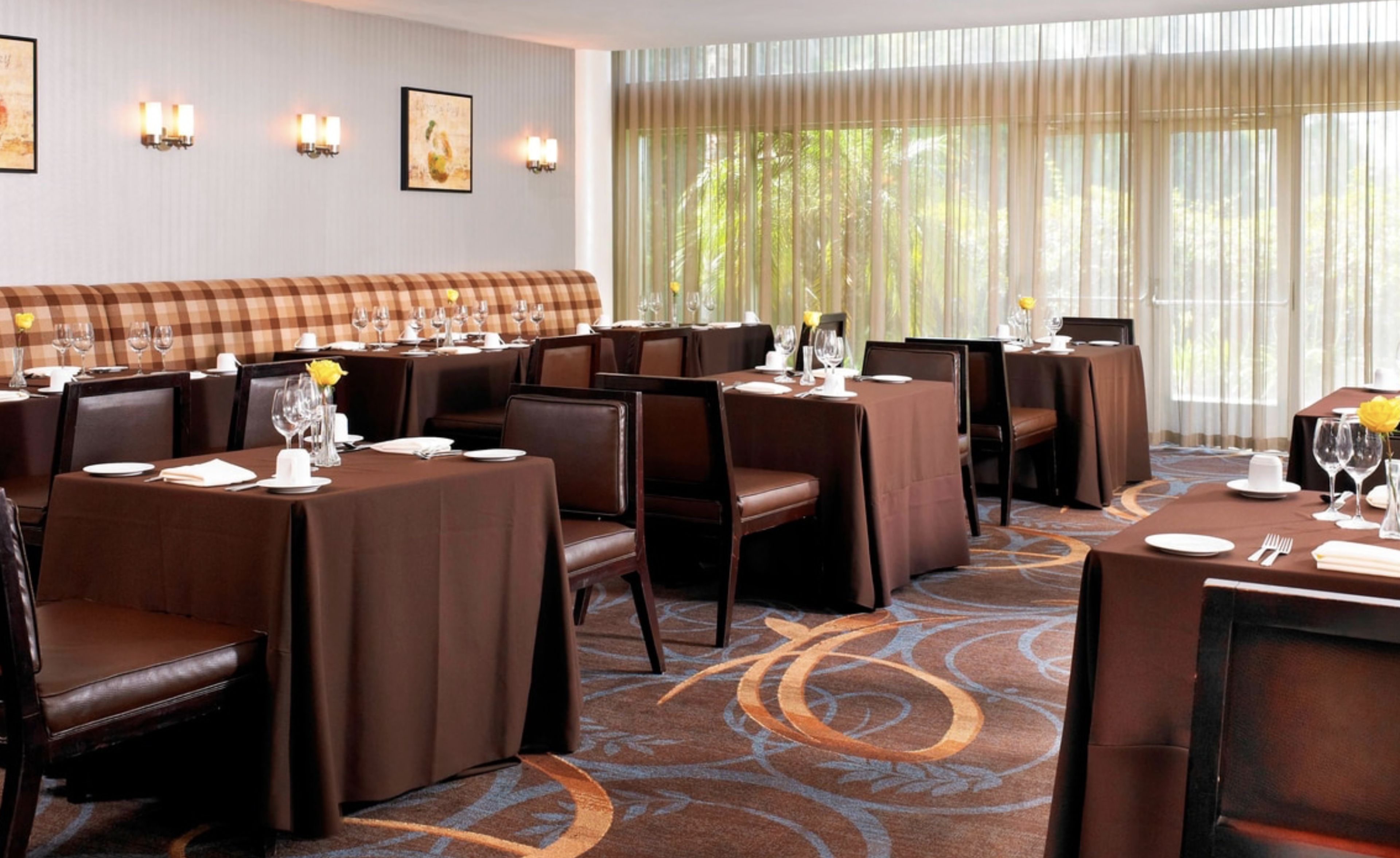 Orchid Ballroom, an event space at Sheraton Ontario Airport