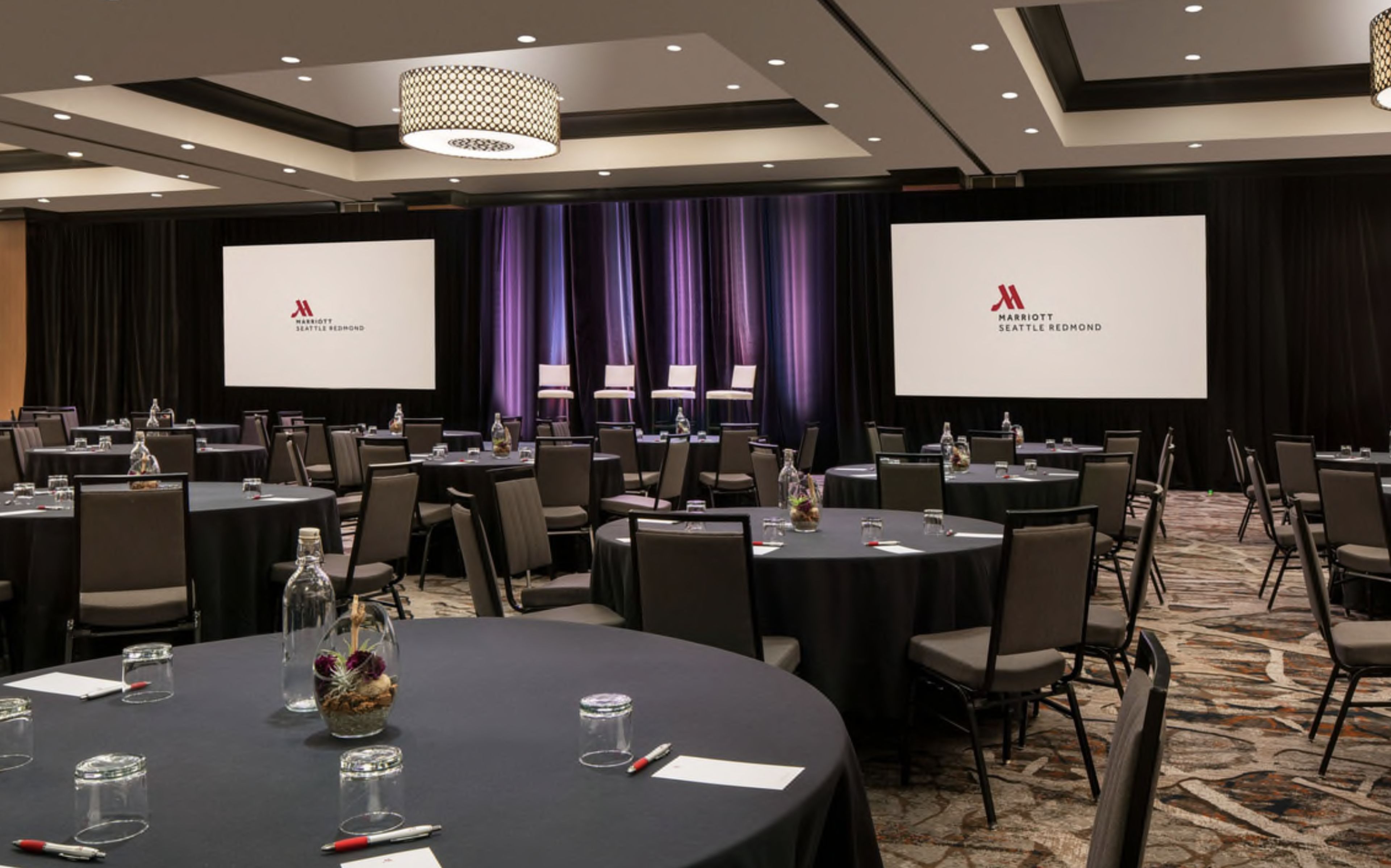 Grand Ballroom, an event space at Seattle Marriott Redmond