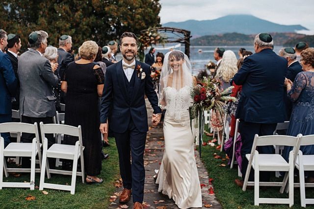 Featured photo from An Autumn in the Adirondacks Jewel-Tone Jewish Wedding in Lake Placid, New York, USA