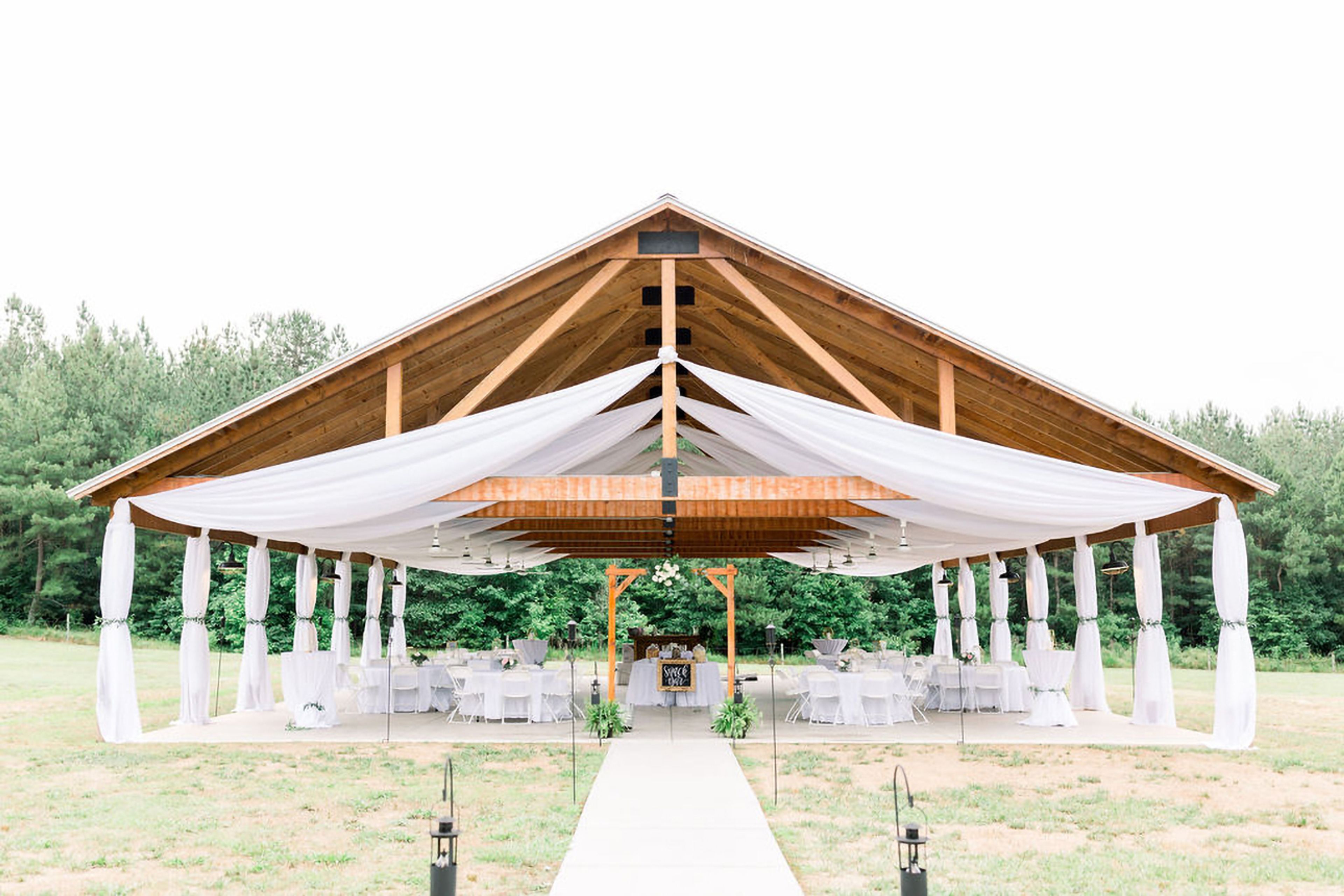 The Pavilion, an event space at Oakland Farm