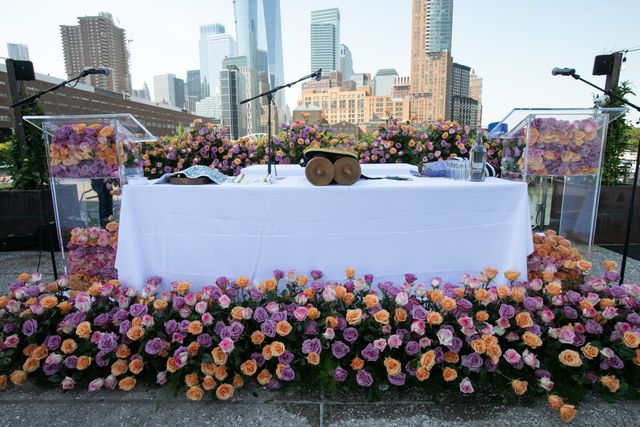 Featured photo from Stunning Purple and Orange Bat Mitzvah in New York