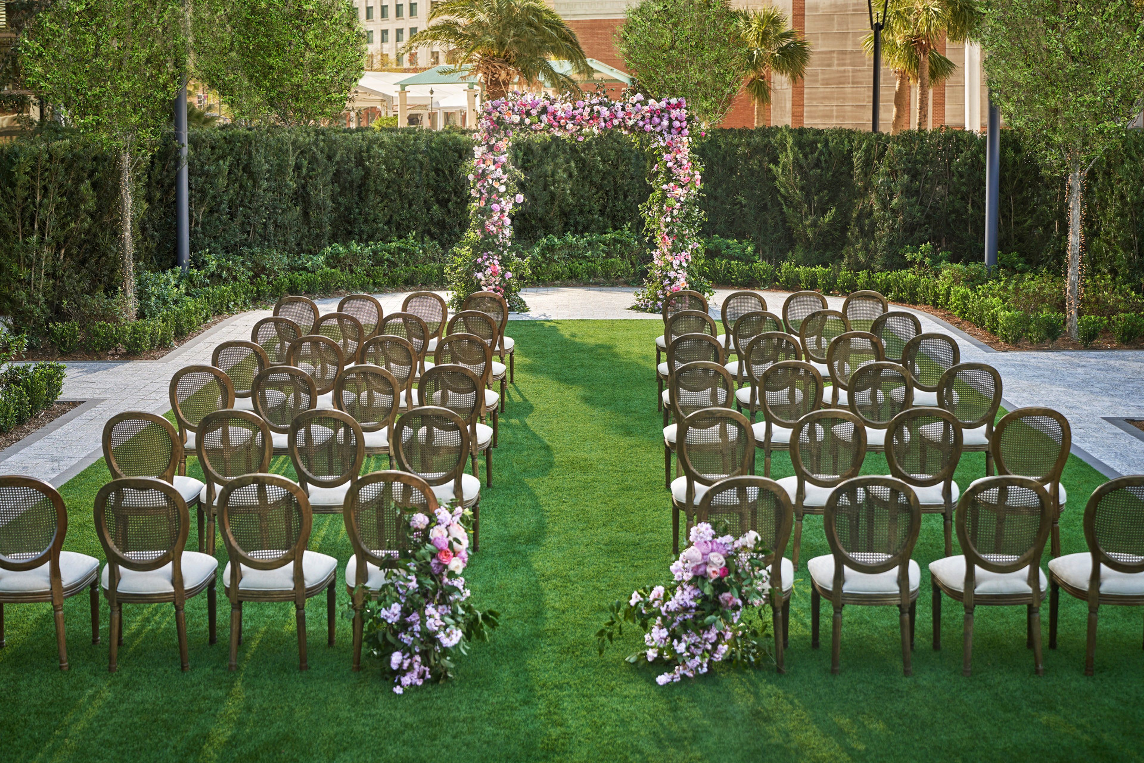 The Garden, an event space at Four Seasons Hotel New Orleans