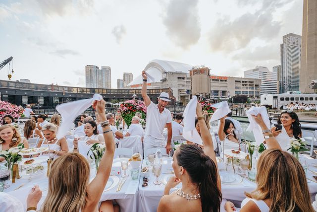 Featured photo from Dine En Blanc at Steam Whistle Brewery Biergärten and Taproom in Toronto