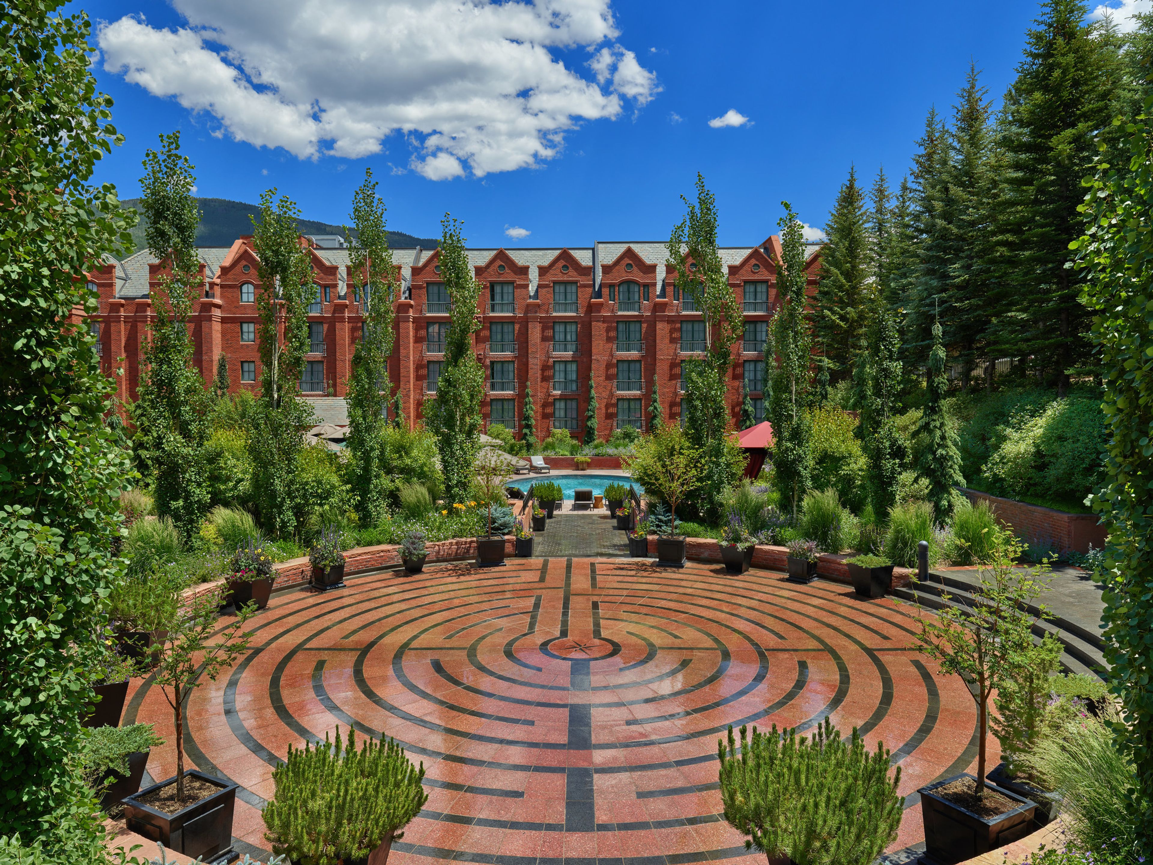 Mountain Plaza, an event space at The St. Regis Aspen Resort