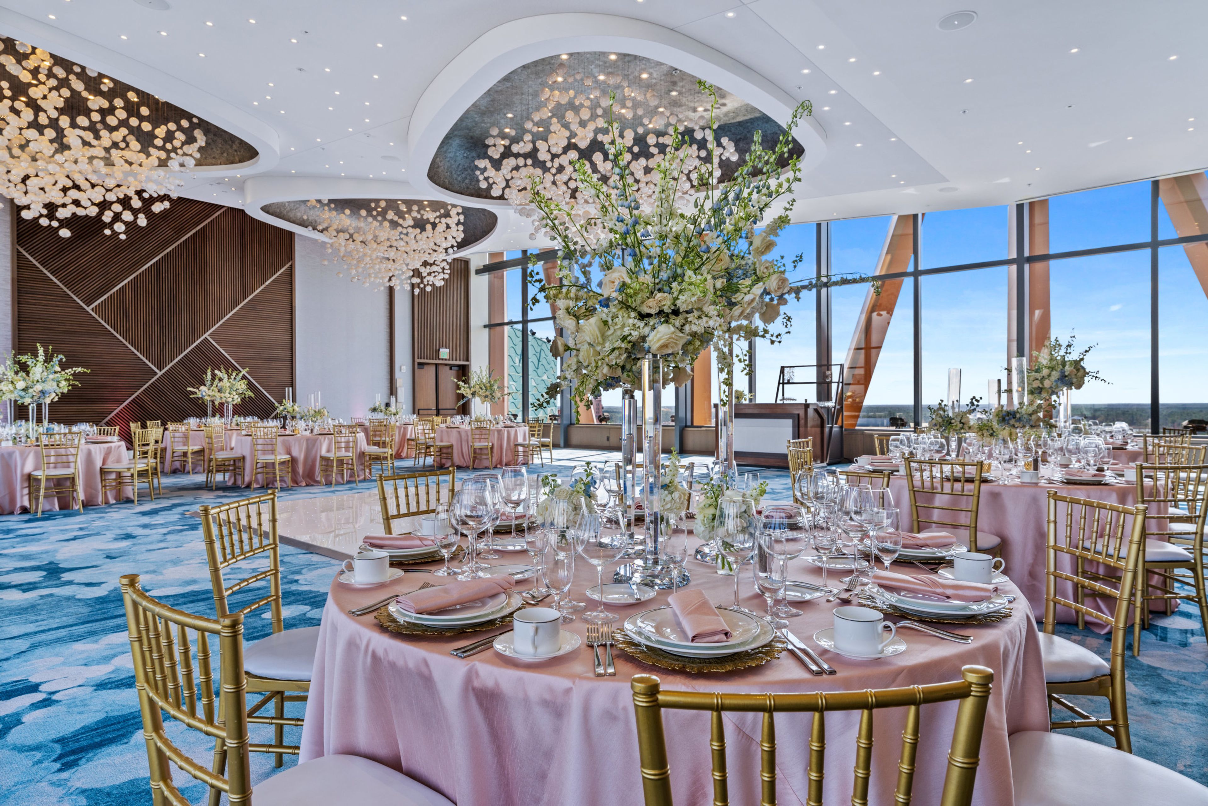 The Vue- 15th Floor Rooftop Ballroom, an event space at Walt Disney World Swan & Dolphin and Swan Reserve