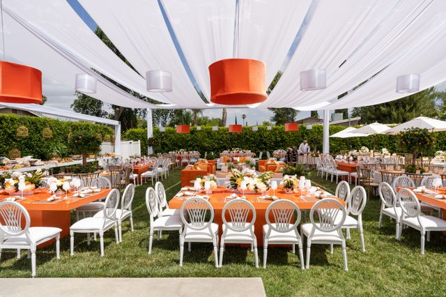 Featured photo from Citrus inpired bar mitzvah daytime event