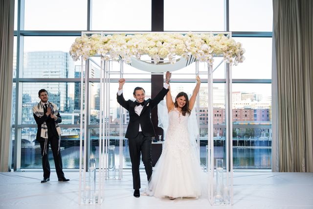 Featured photo from An Eagerly Awaited Wedding in the Rose Kennedy Ballroom and we can't stop Smiling