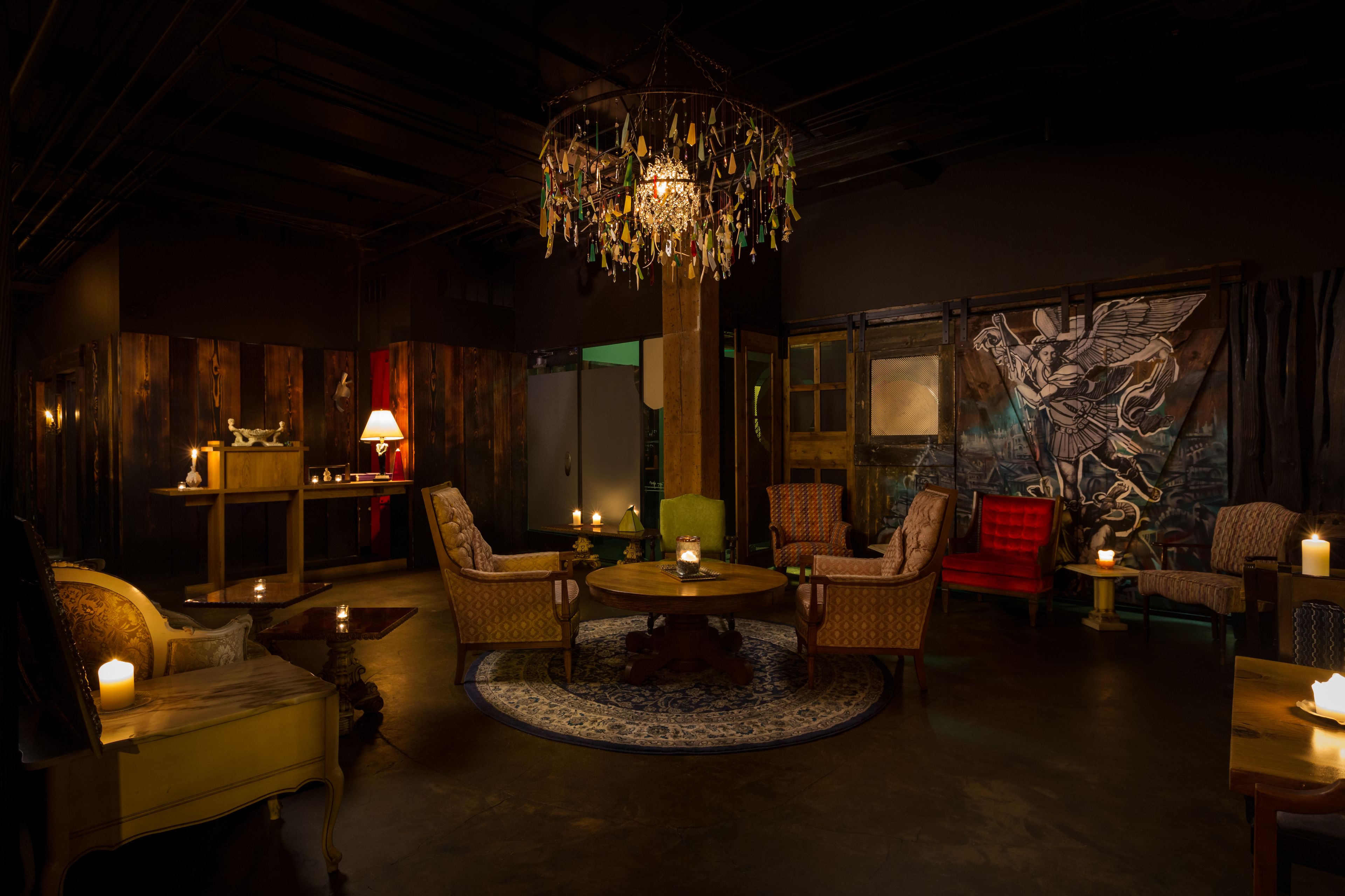 Bar Lupo Interiors, an event space at Bar Lupo