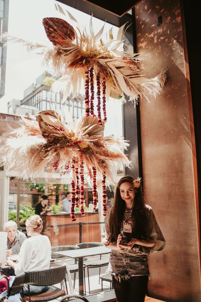 Featured photo from Starbucks Reserve Roastery Floral Installation