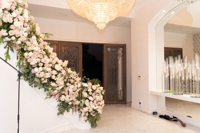 Featured photo from Floral-filled Bat Mitzvah at a Private Estate Beverly Hills, California