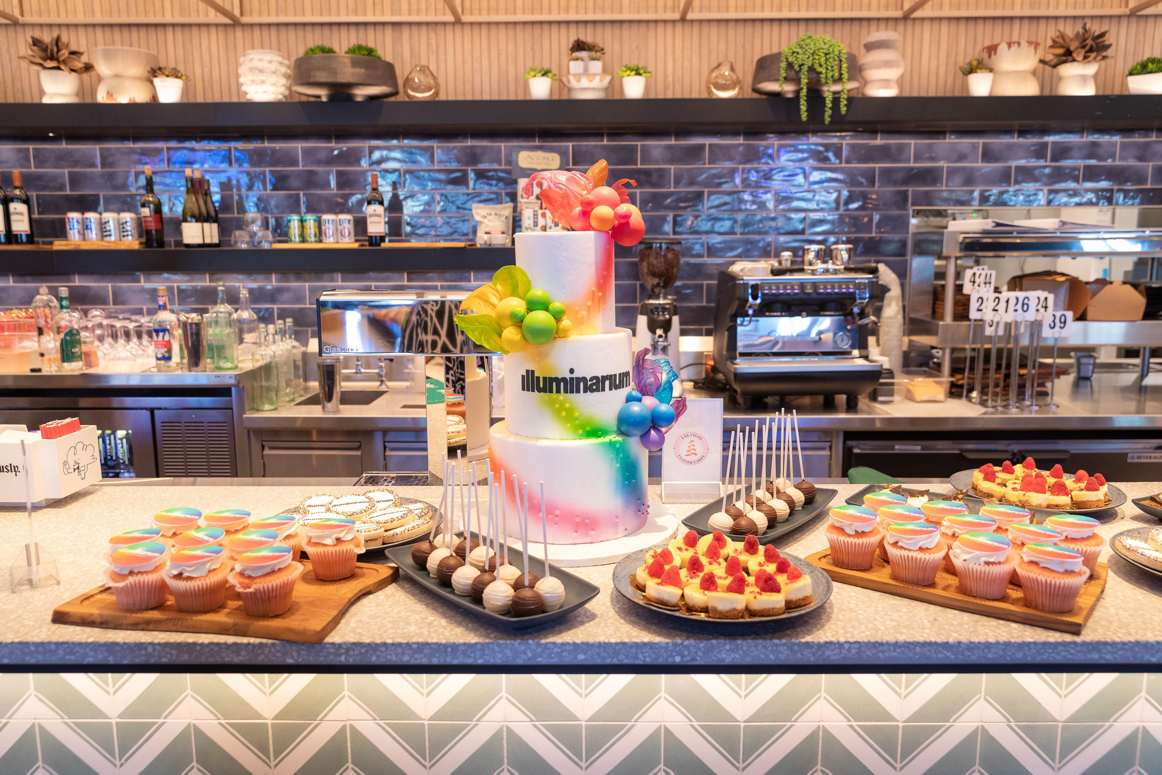 Indoor Cafe, an event space at Illuminarium Las Vegas