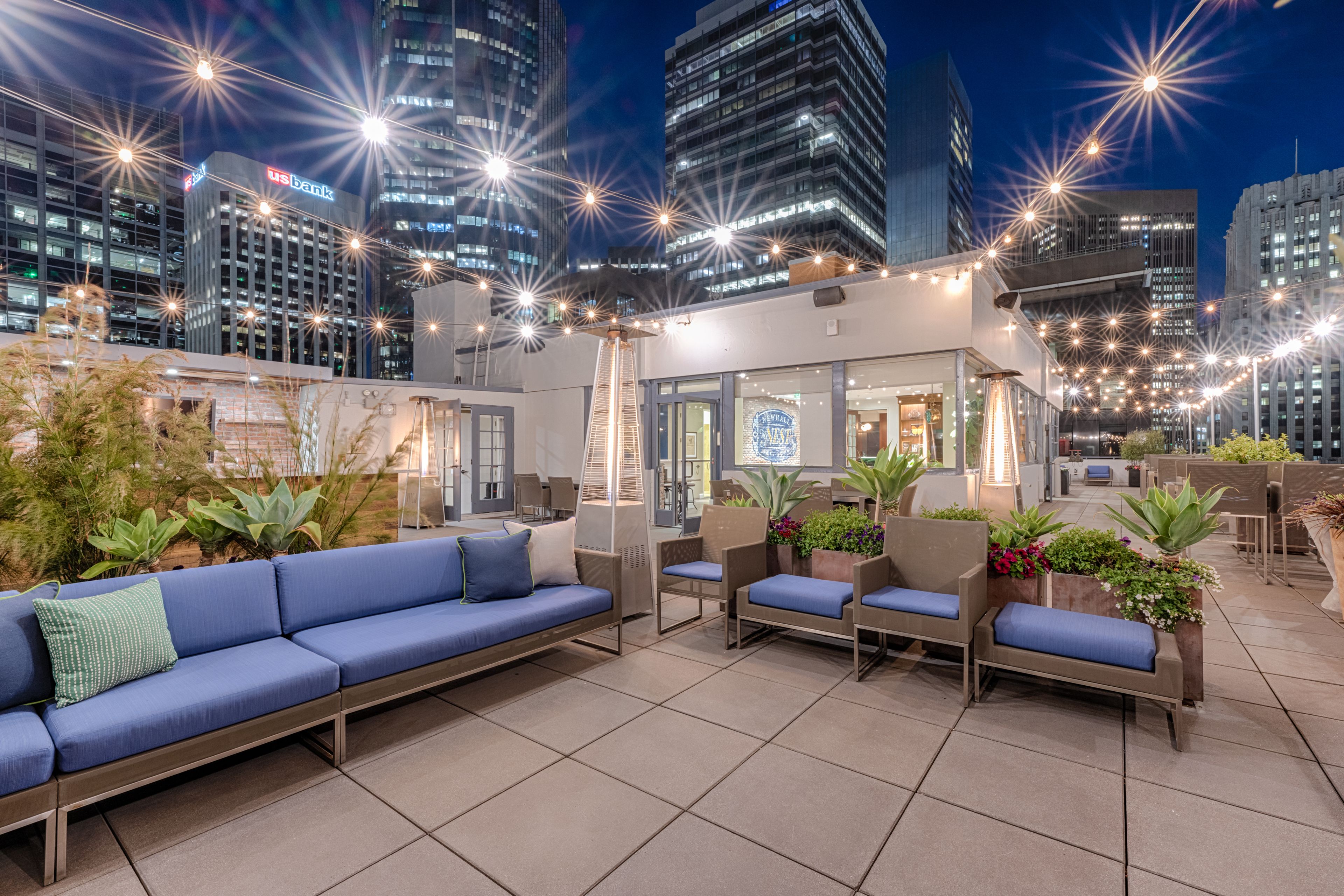 Roof Deck, an event space at The Newhall Nest