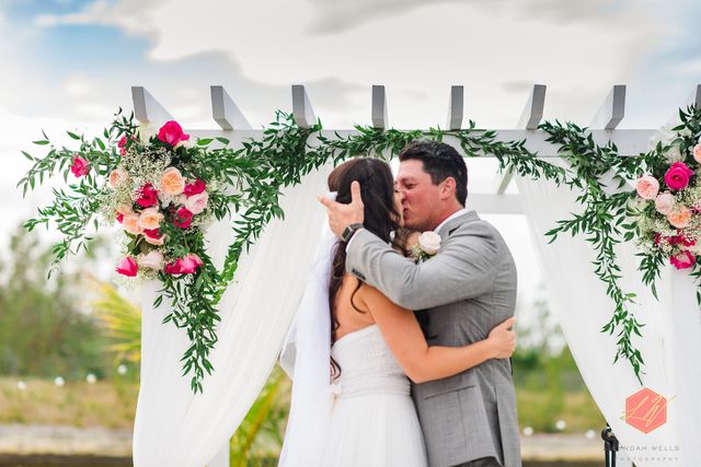 Featured photo from Pink Floral Wedding in Freeport, The Bahamas