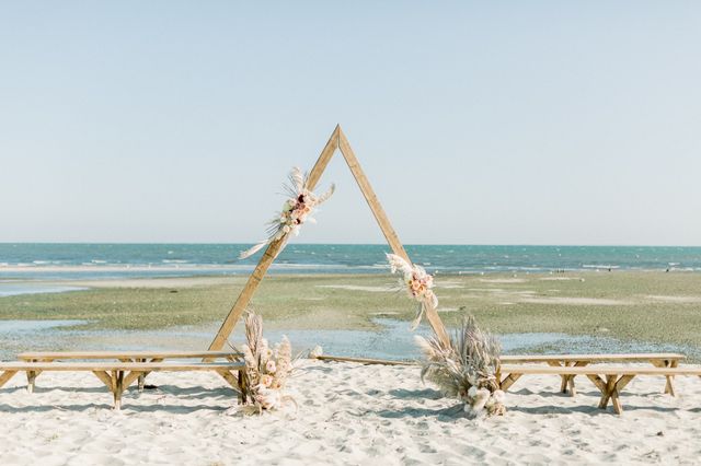 Featured photo from Chatham, MA private beach wedding