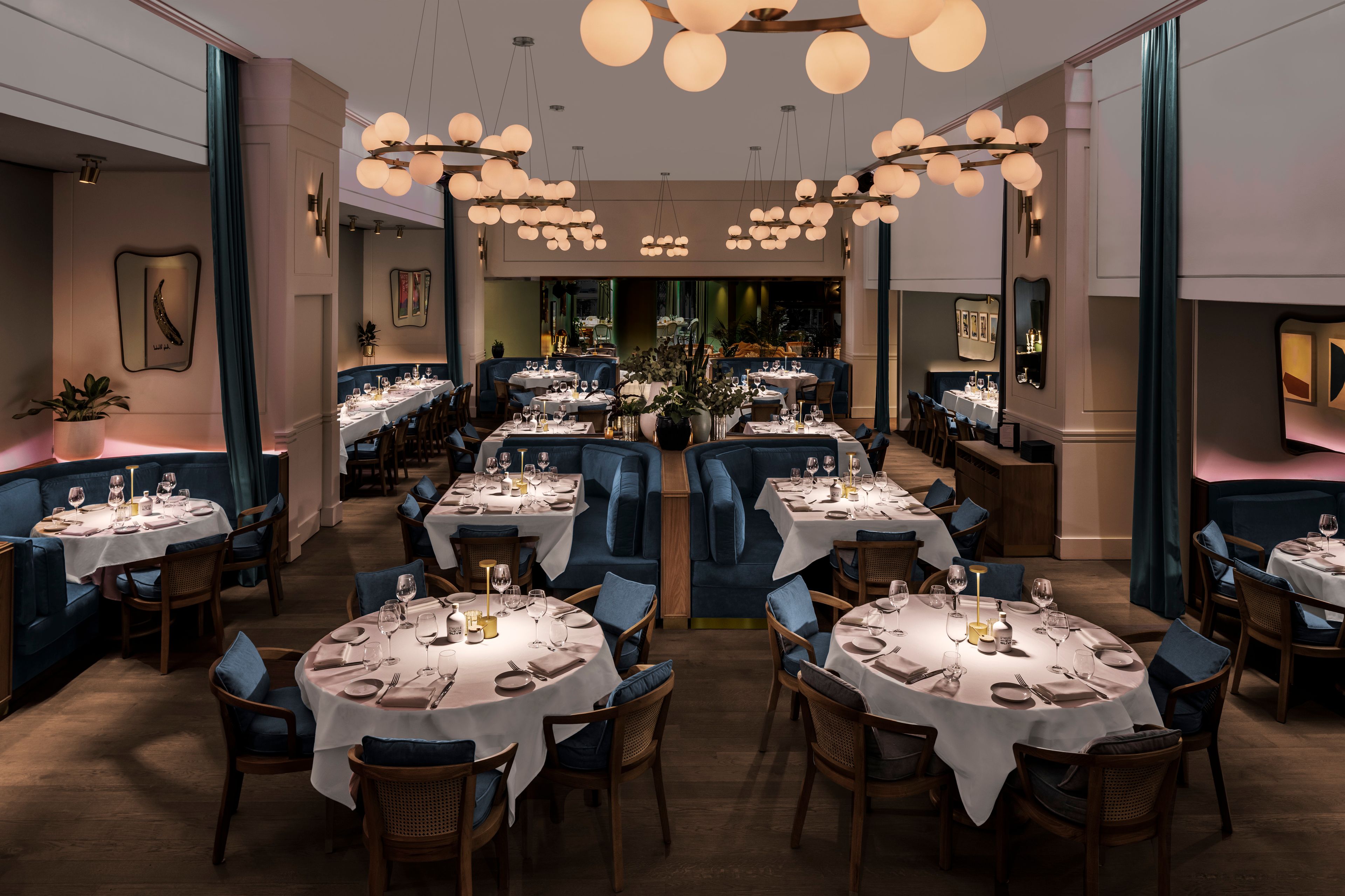 The Restaurant Main Dining Room, an event space at Bagatelle Miami