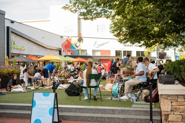 Featured photo from Vibrant Beer Garden at The Street Chestnut Hill in Boston, Massachusetts