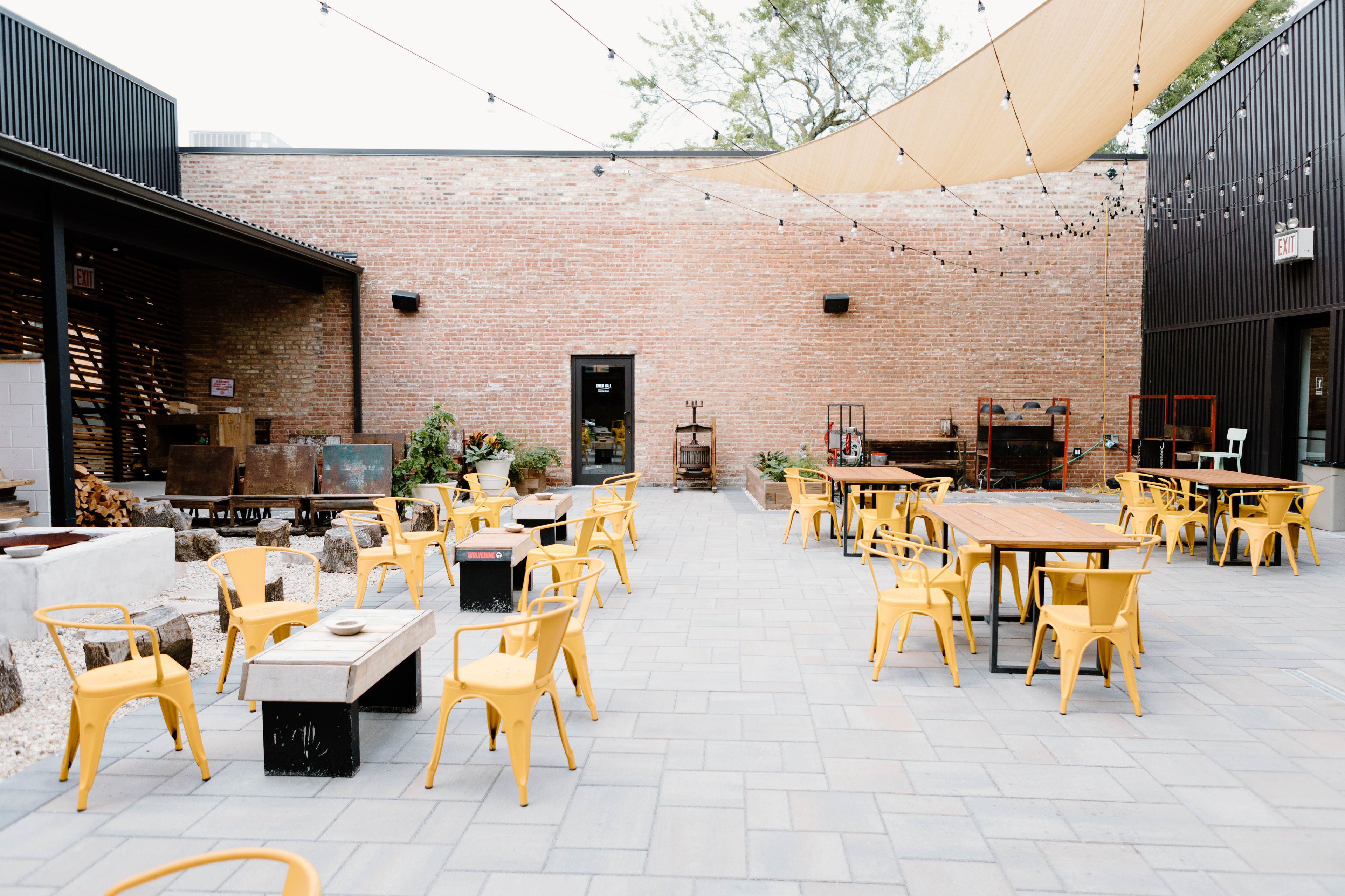 The Rockwell Garden, an event space at Guild Row