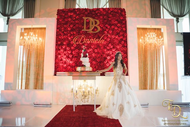 Featured photo from Fabulous Red Rose Quinceañera at The Club at Weston Hills in Weston, Florida