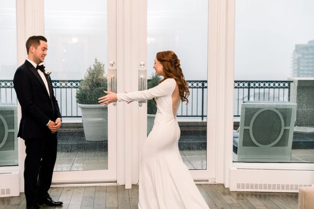 Featured photo from Classy Modern Winter Wedding at Boston Harbor Hotel