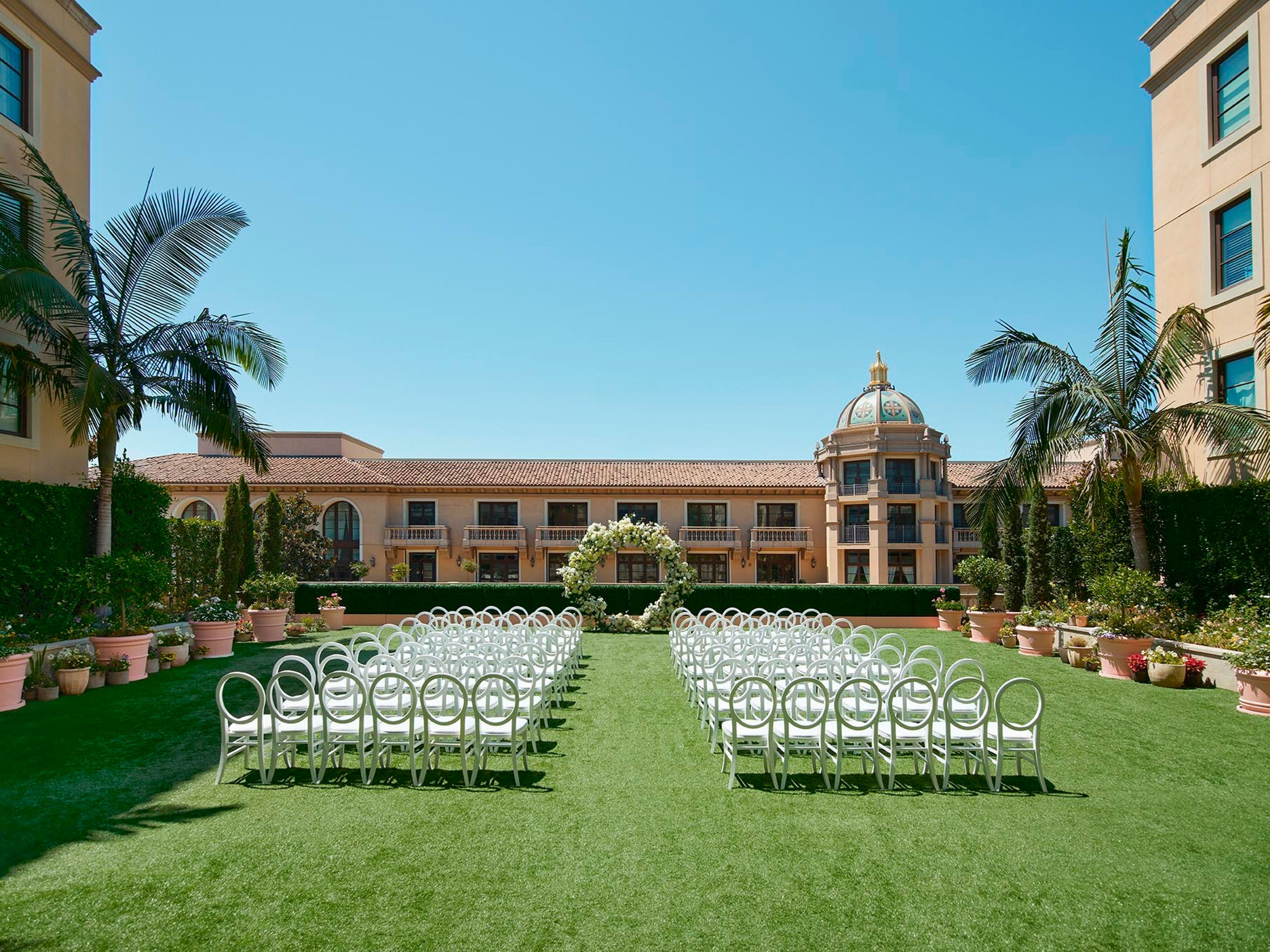 Garden Terrace, an event space at The Maybourne Beverly Hills