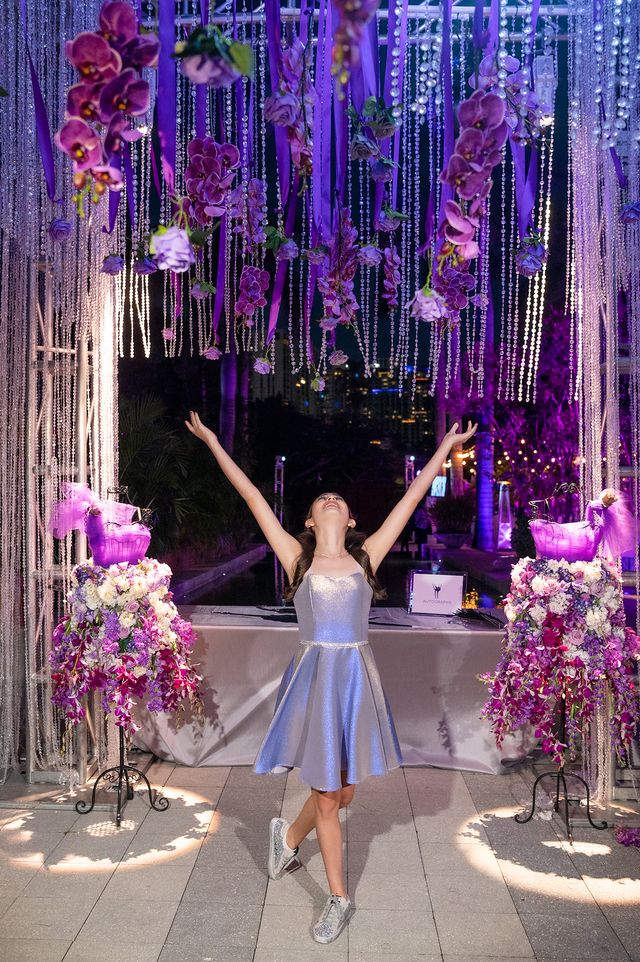 Featured photo from Vibrant Purple Bat Mitzvah at The Sacred Space Miami in Miami, Florida